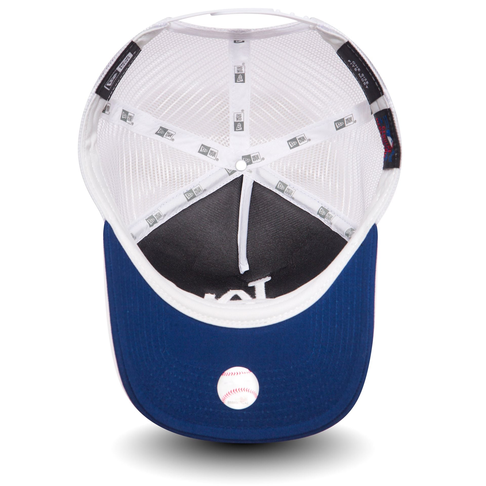 LA Dodgers Clean Blue A-Frame Trucker Snapback Cap