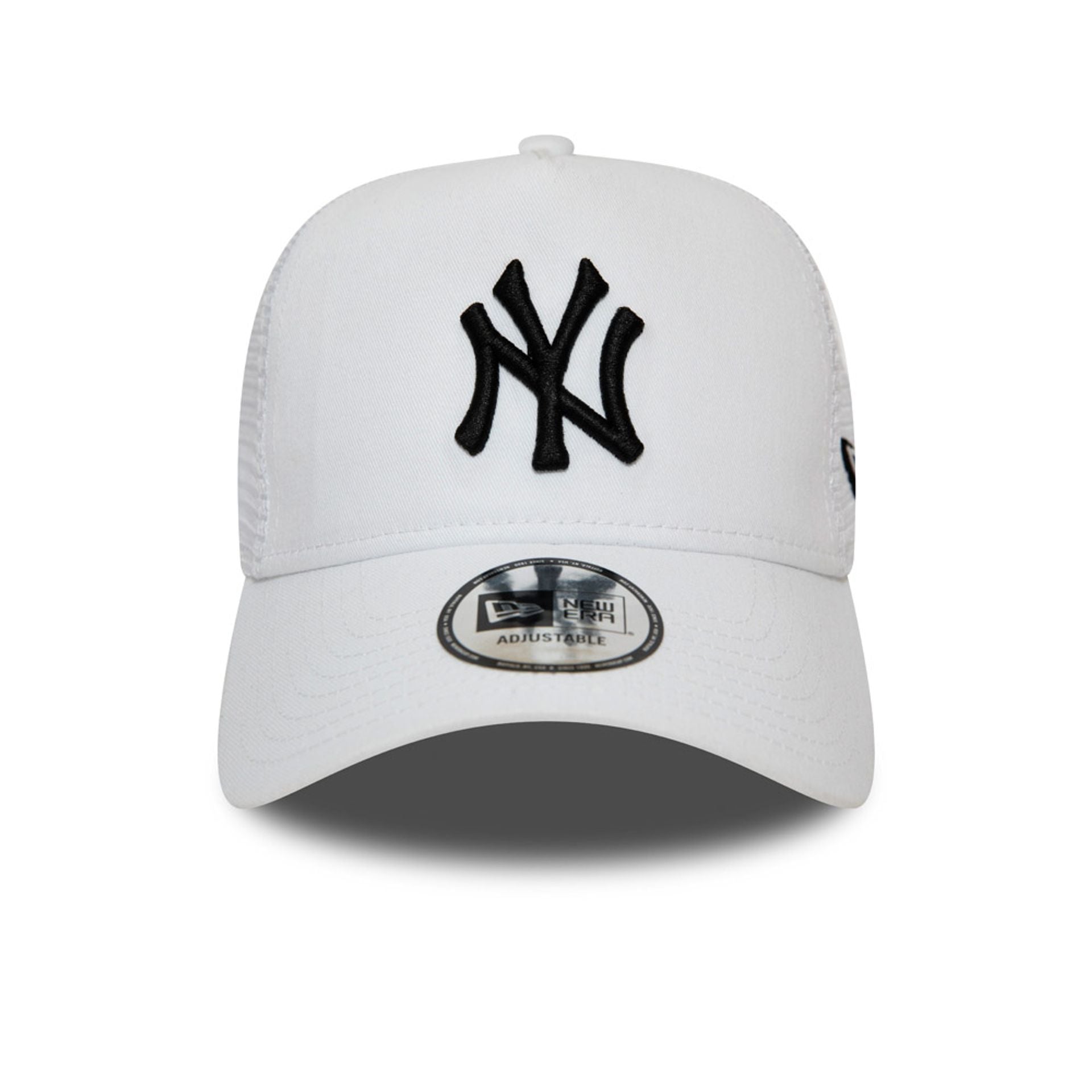 Official New Era New York Yankees White 9FORTY Trucker Cap