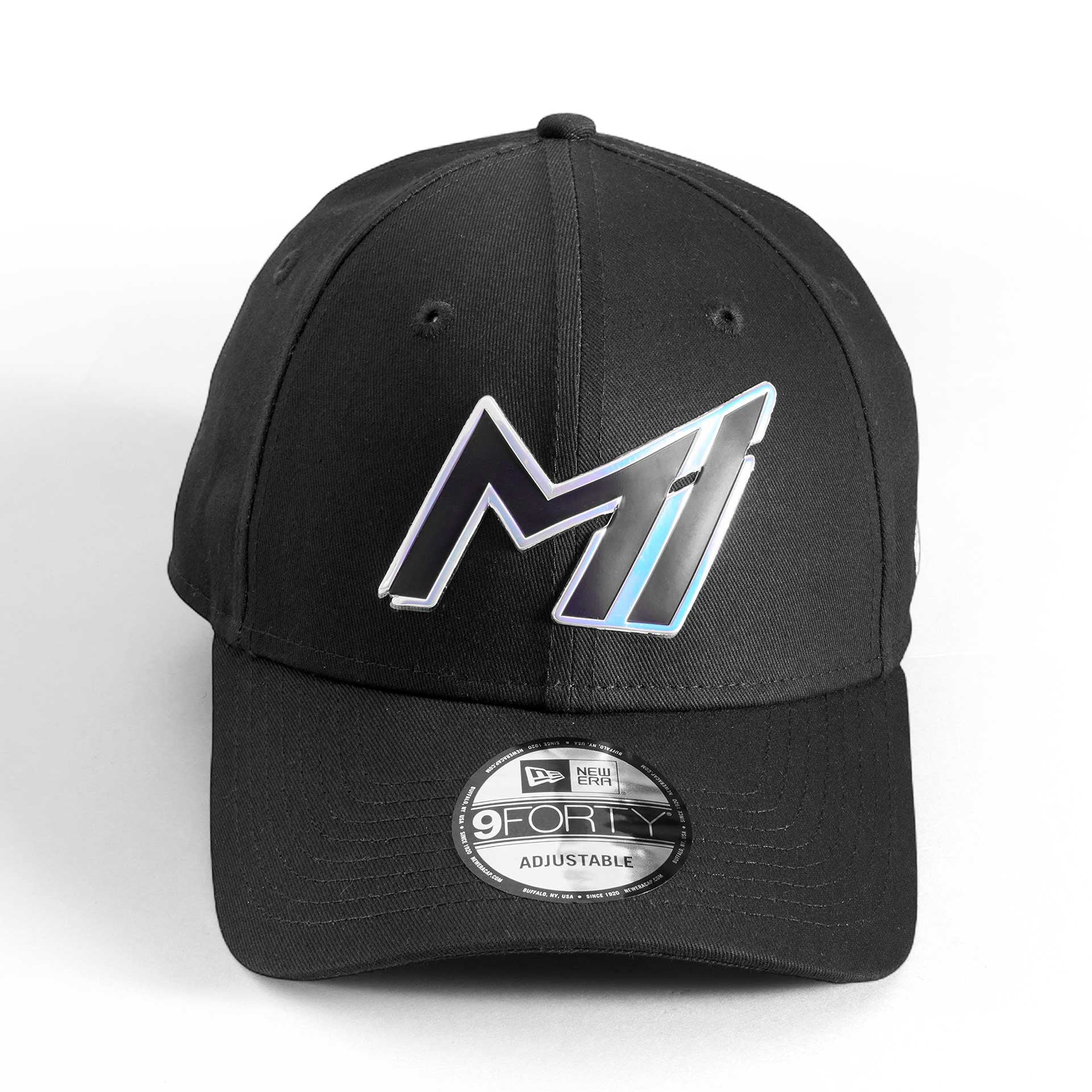 Official Mumbai Indians Navy Iridescent Logo New Era 9FORTY Fan Cap