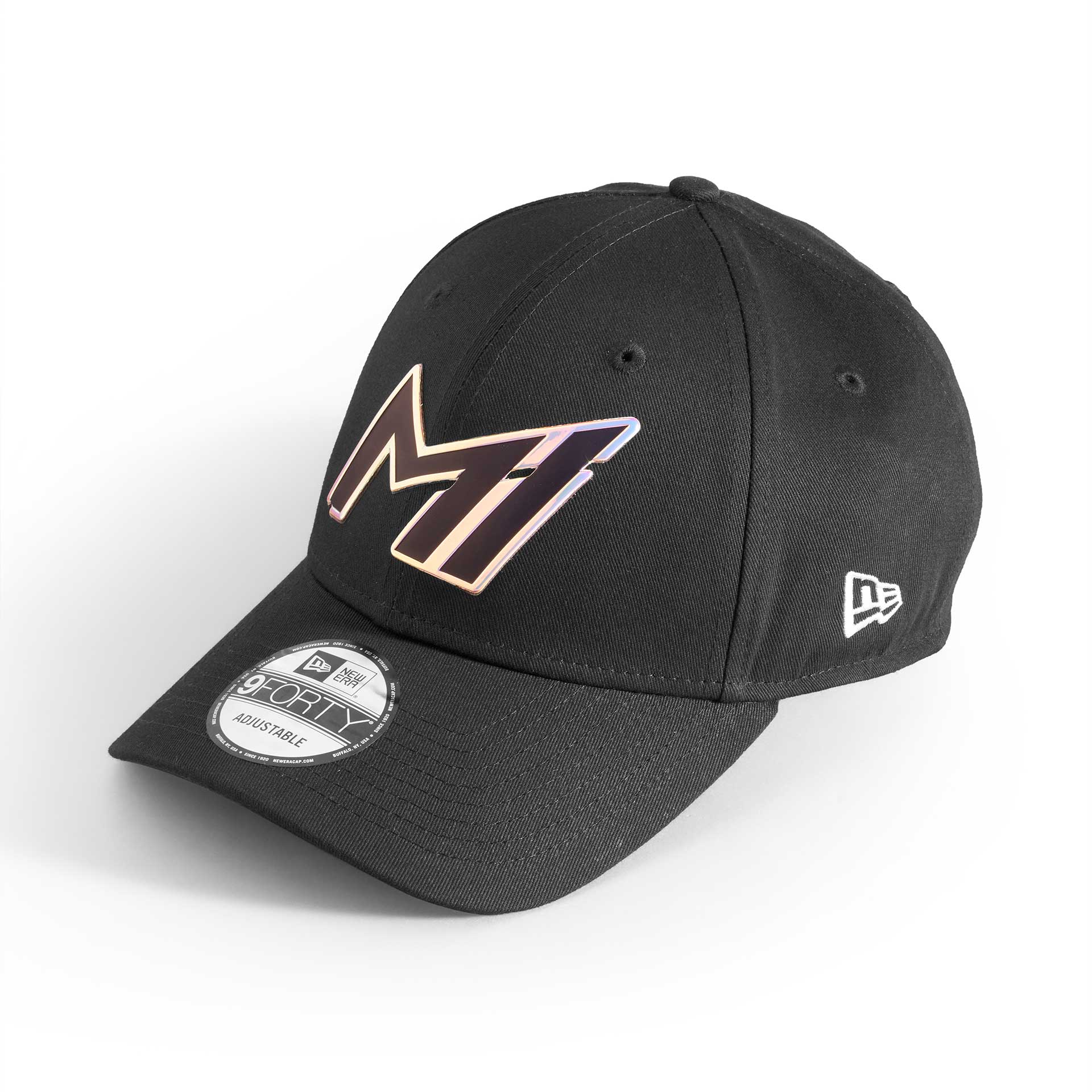 Official Mumbai Indians Navy Iridescent Logo New Era 9FORTY Fan Cap