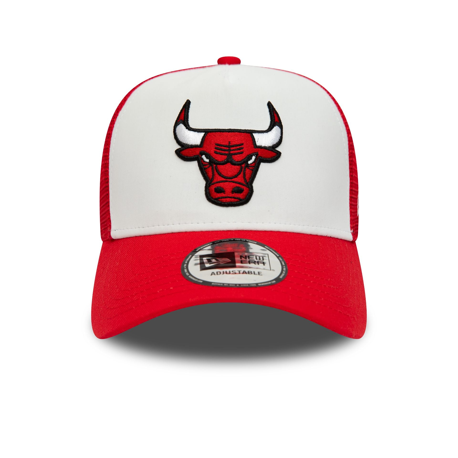 Chicago Bulls Team Colour Red AFrame Trucker Cap