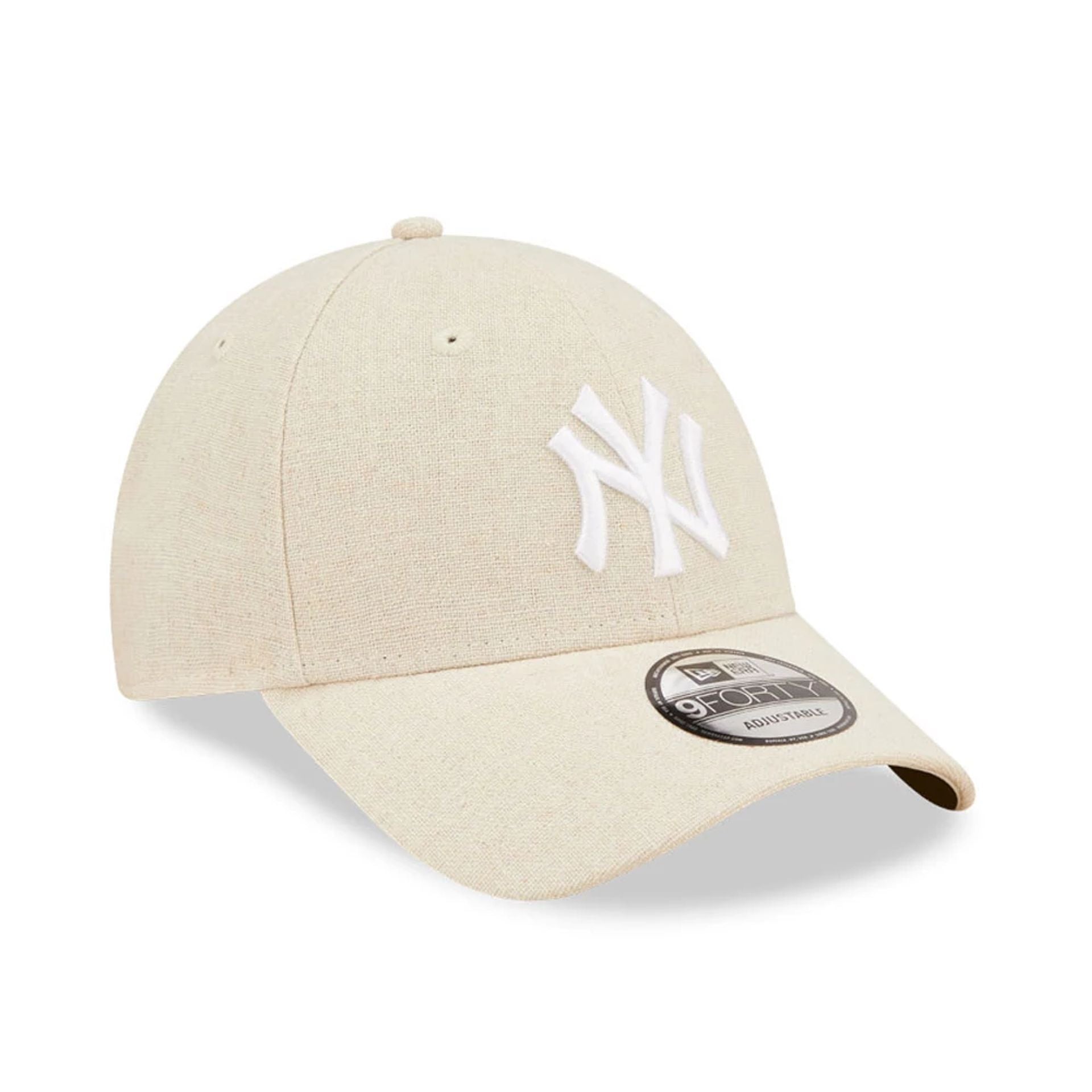 New York Yankees Linen Cream 9FORTY Adjustable Cap