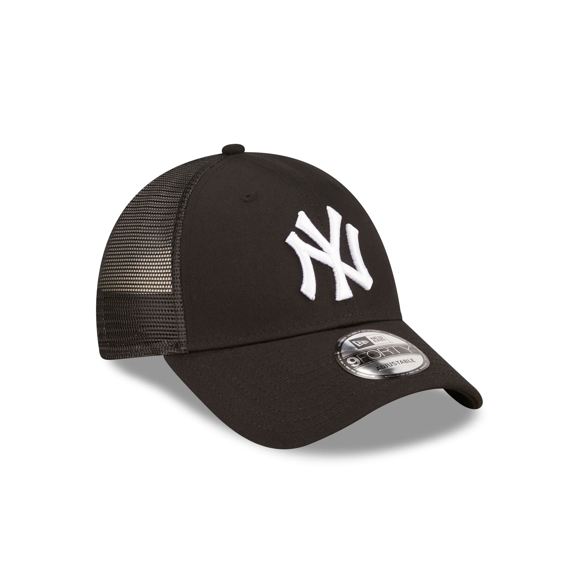New York Yankees Home Field Black 9FORTY A-Frame Trucker Cap