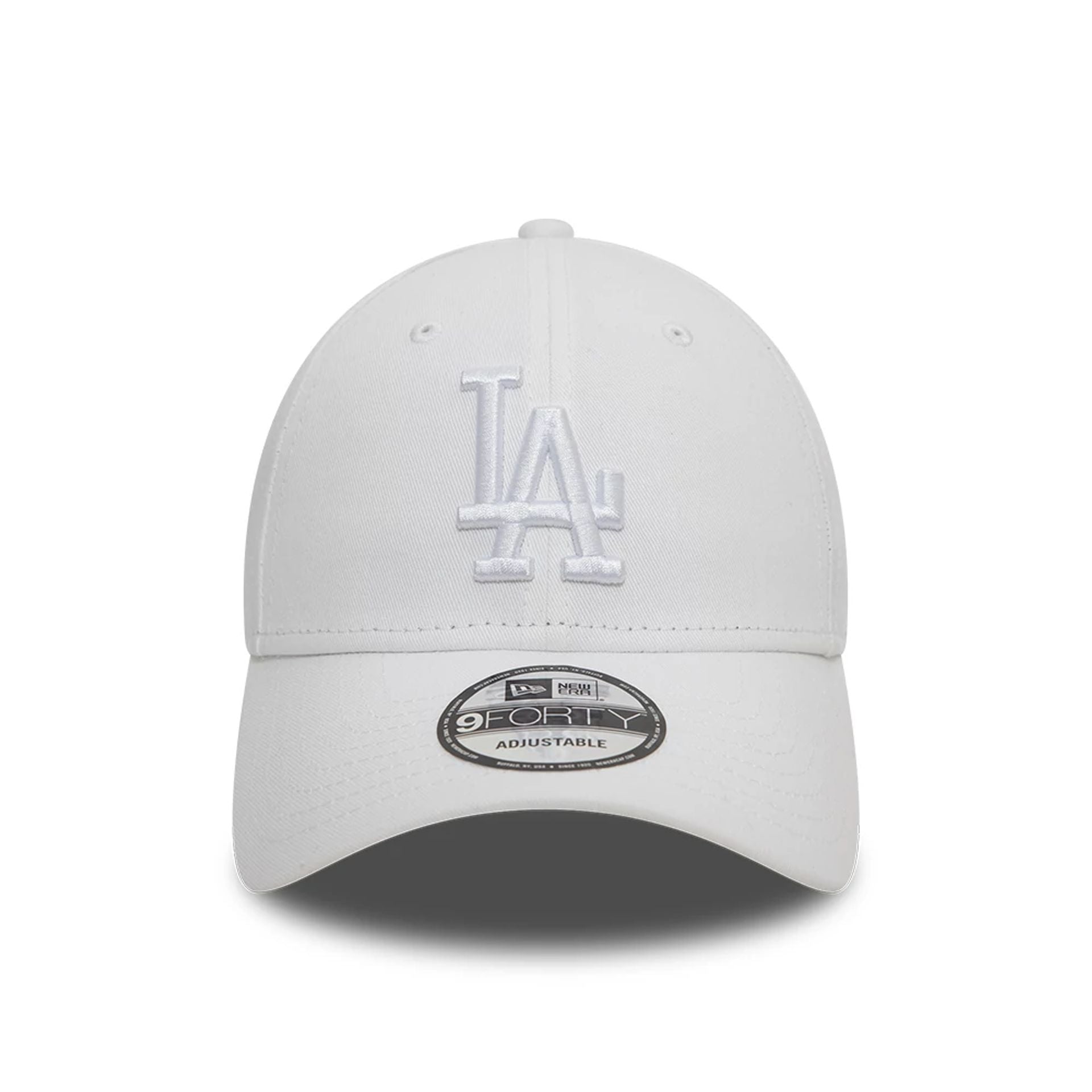 LA Dodgers League Essential White 9FORTY Adjustable Cap