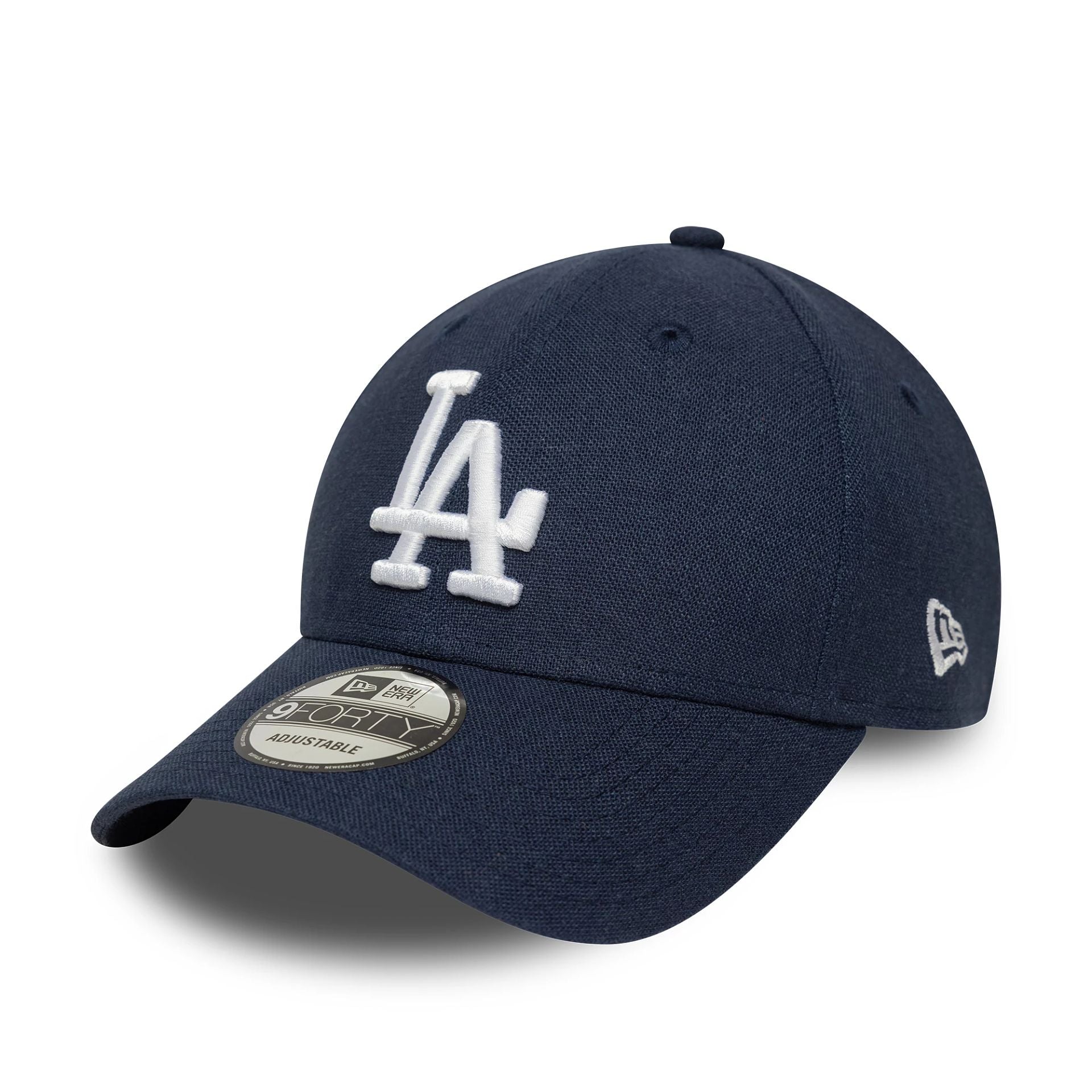 LA Dodgers Linen Navy 9FORTY Adjustable Cap