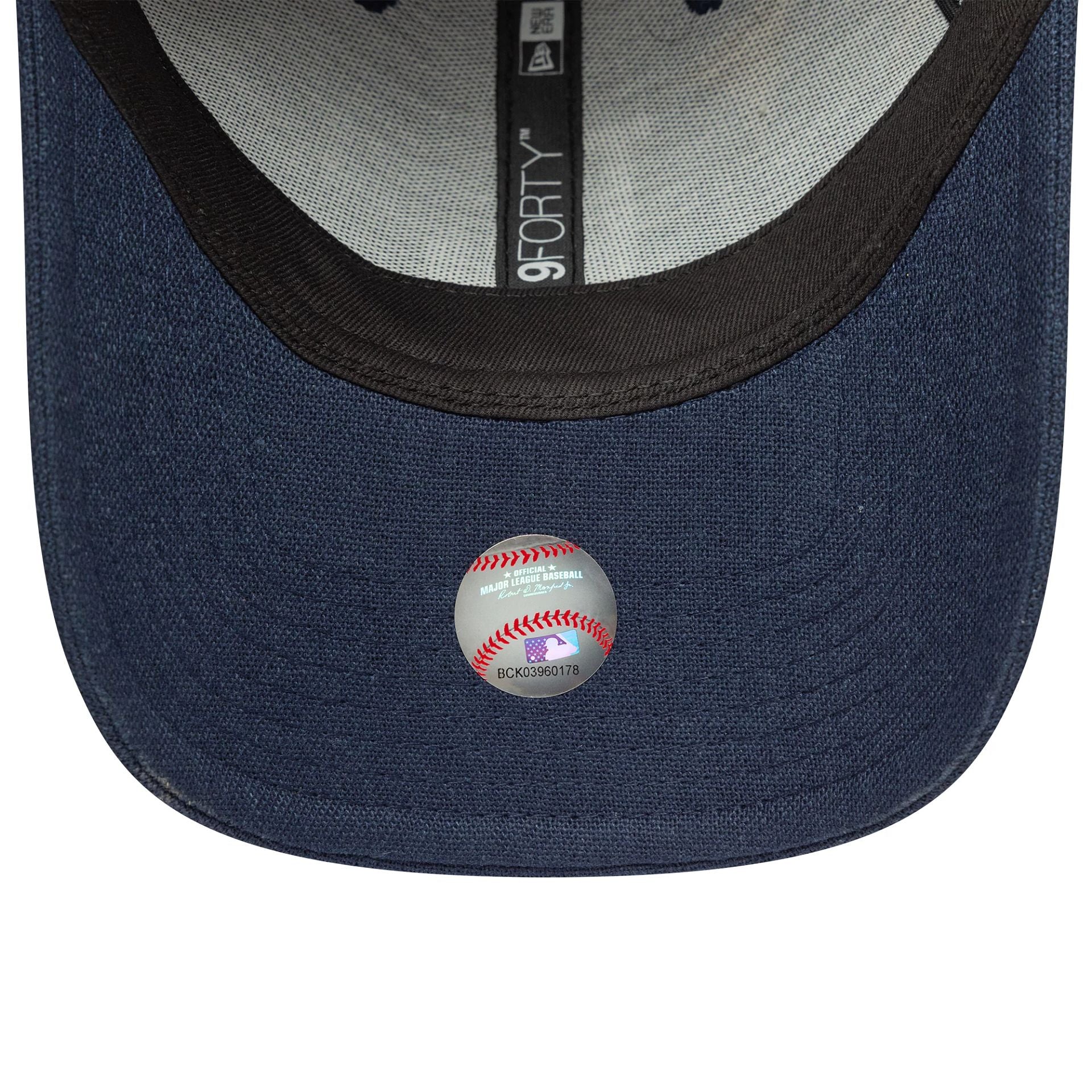 LA Dodgers Linen Navy 9FORTY Adjustable Cap