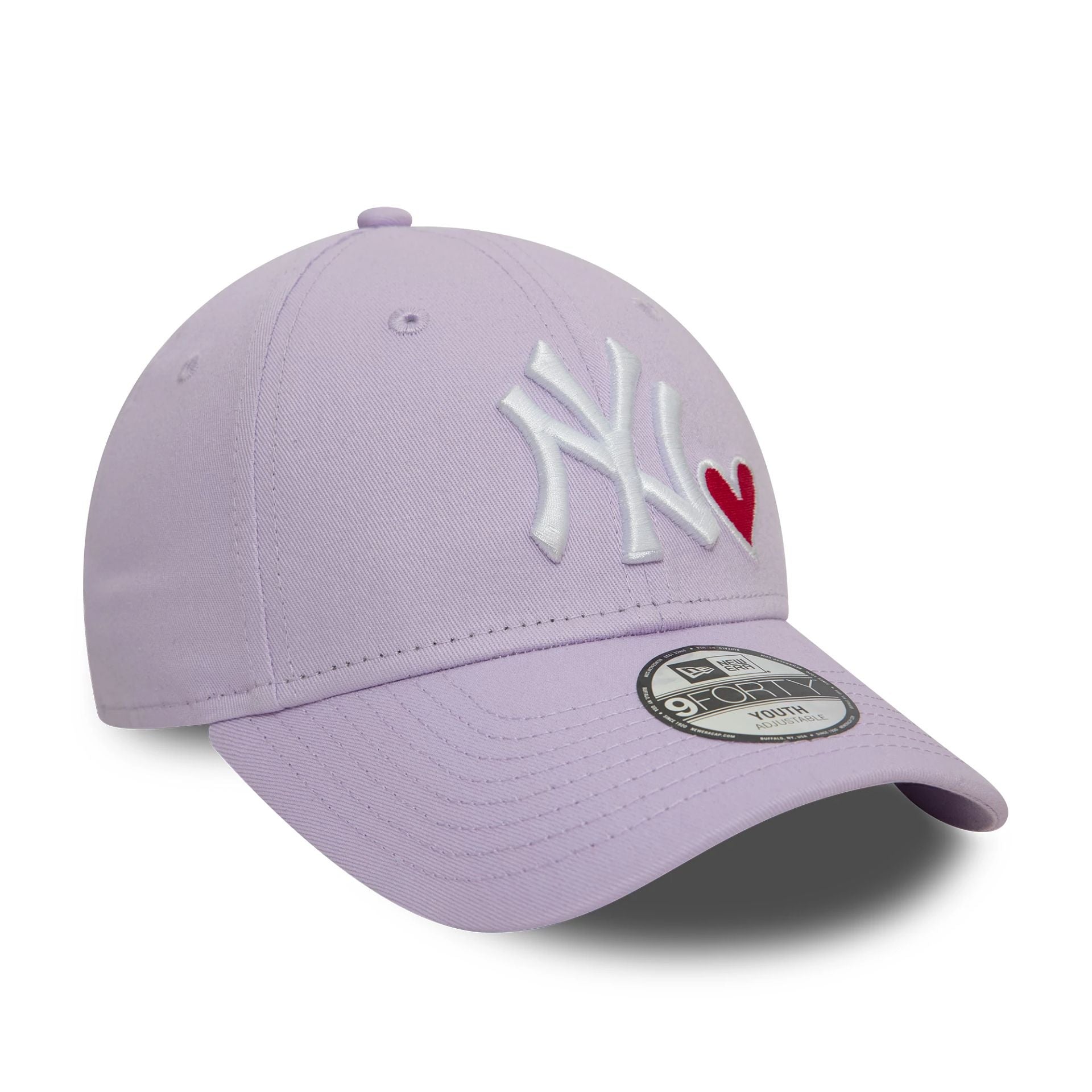 New York Yankees Youth Icon Pastel Purple 9FORTY Adjustable Cap