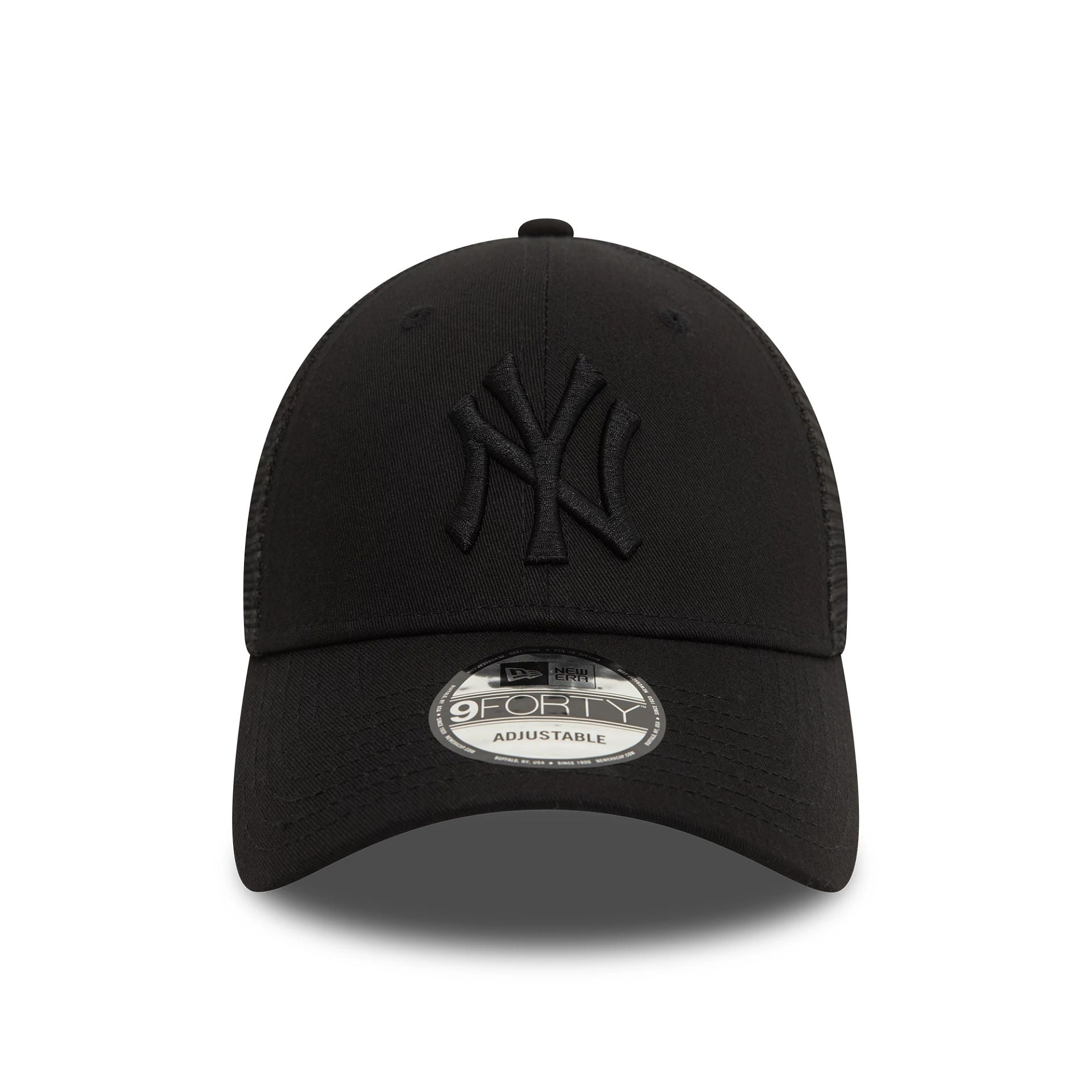 New York Yankees Home Field Black 9FORTY Trucker Adjustable Cap