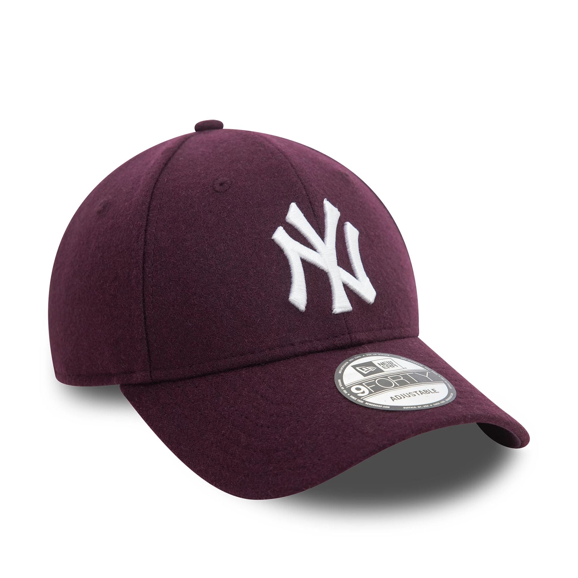 New York Yankees Melton Wool Purple 9FORTY Adjustable Cap