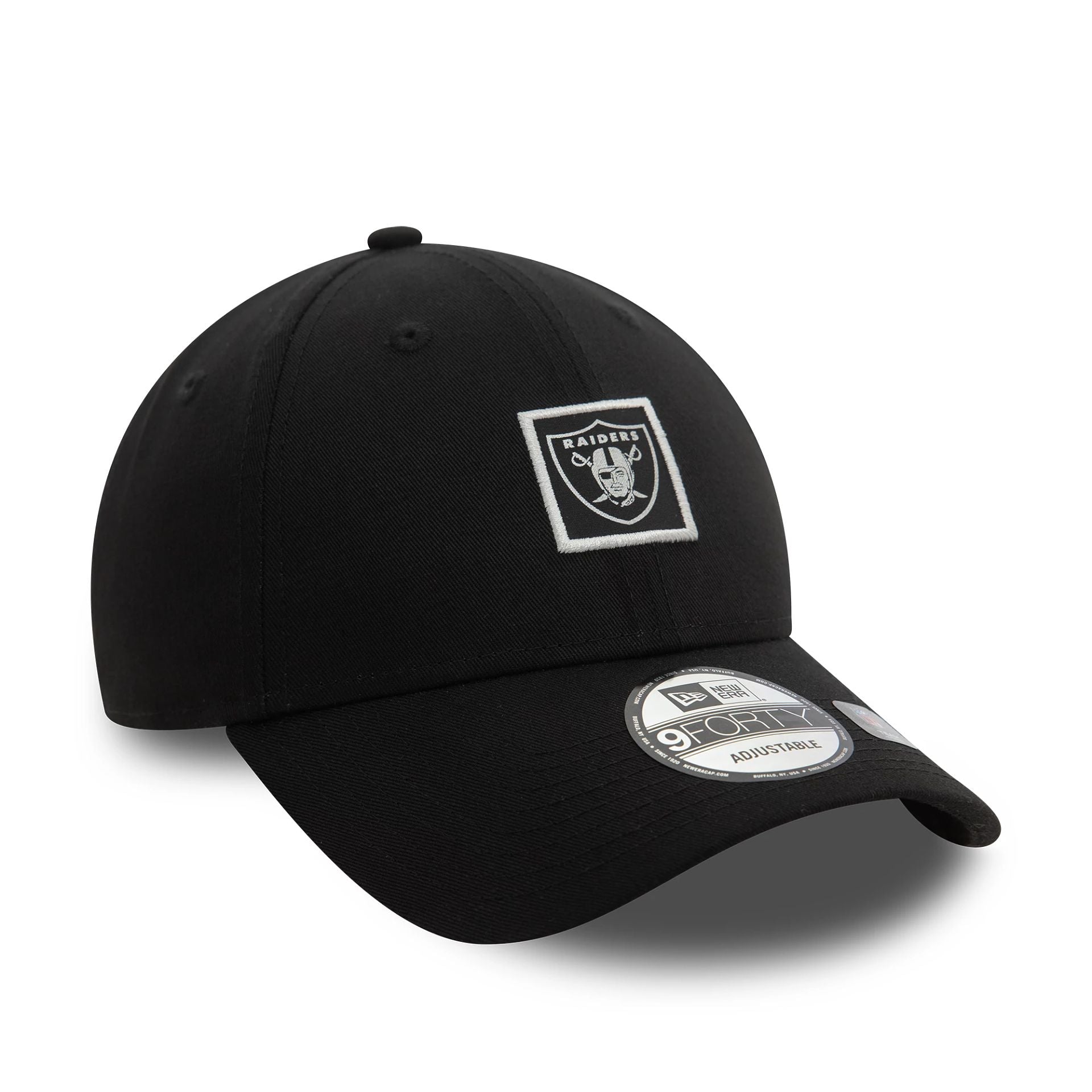 Las Vegas Raiders Metallic Patch Black 9FORTY Adjustable Cap