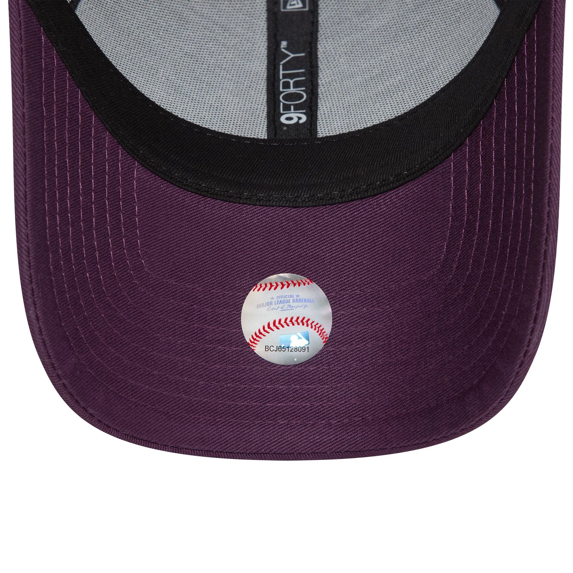 New York Yankees Womens Metallic Dark Purple 9FORTY Adjustable Cap