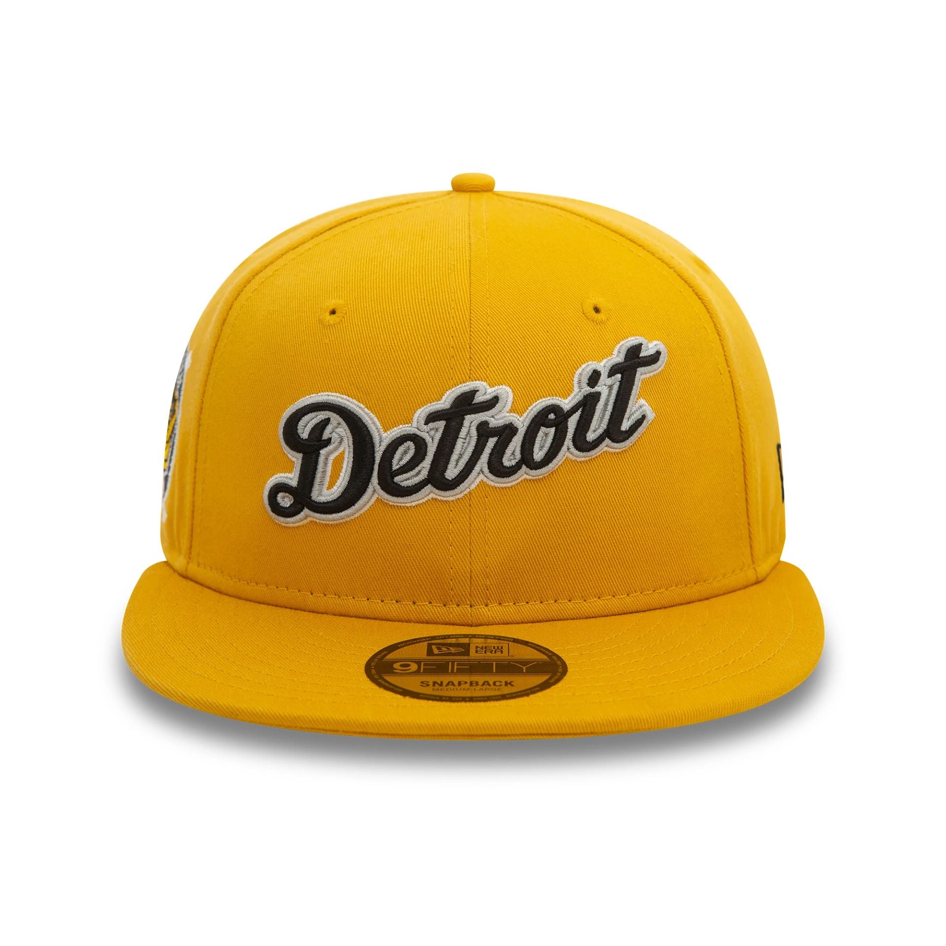 Detroit Tigers Wordmark Patch Dark Yellow 9FIFTY Snapback Cap