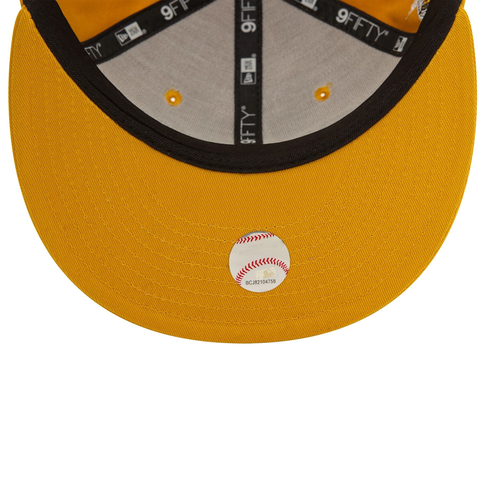 Detroit Tigers Wordmark Patch Dark Yellow 9FIFTY Snapback Cap