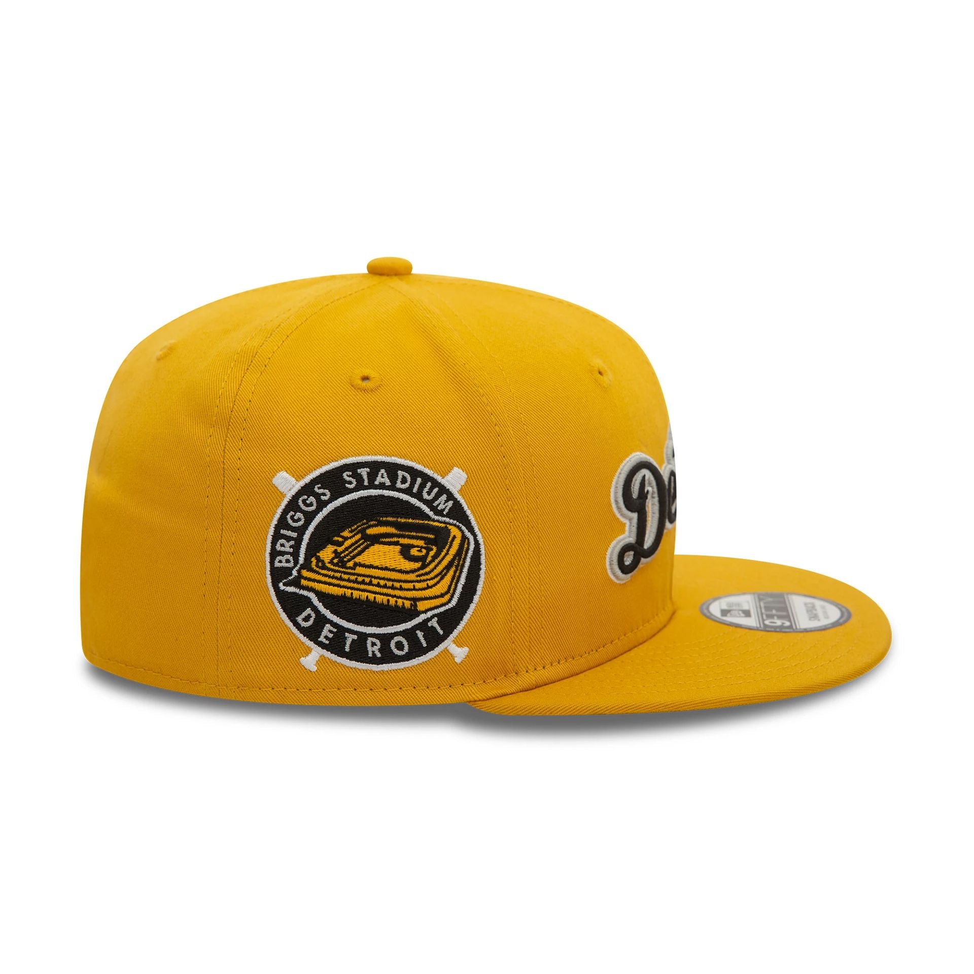 Detroit Tigers Wordmark Patch Dark Yellow 9FIFTY Snapback Cap