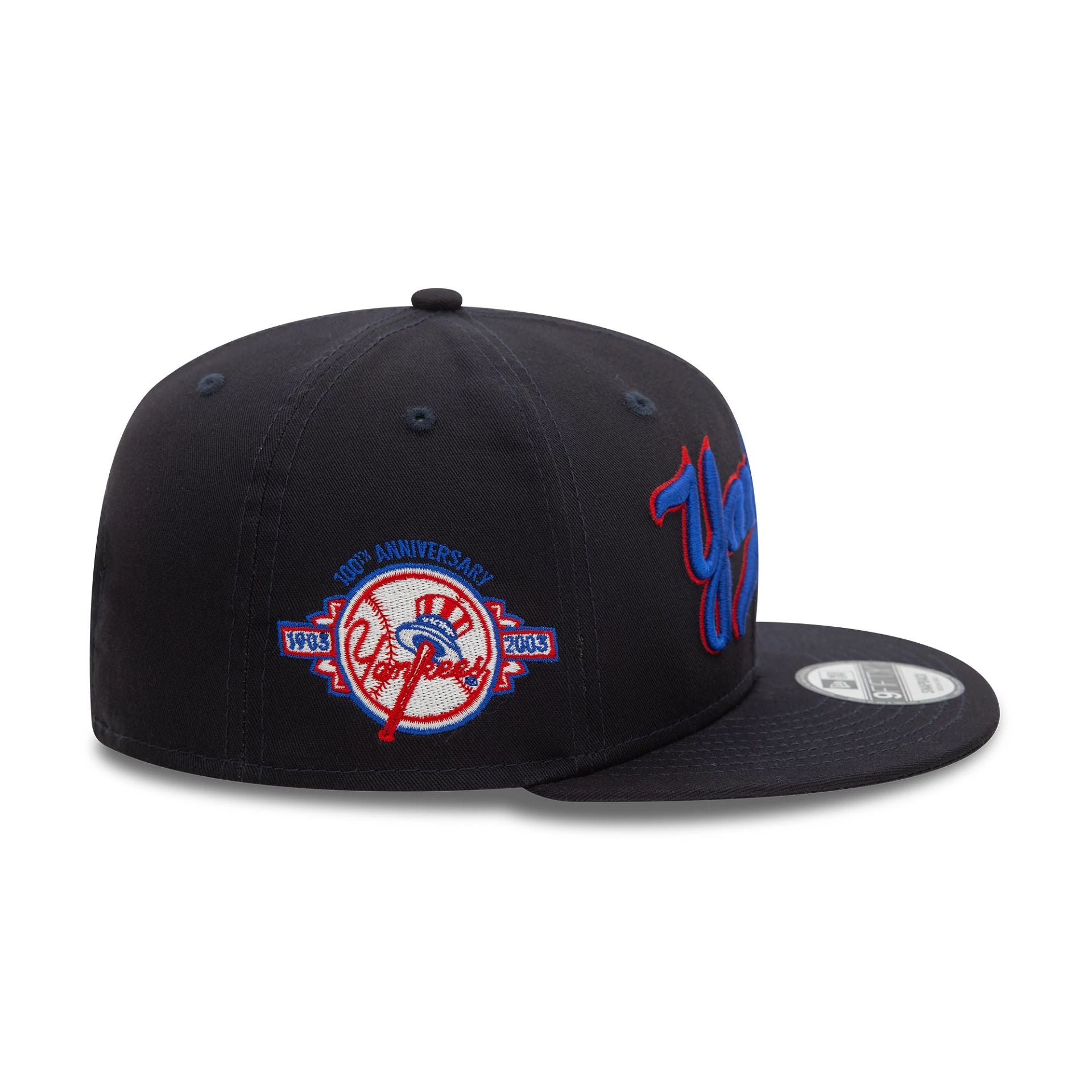 New York Yankees Wordmark Patch Navy 9FIFTY Cap