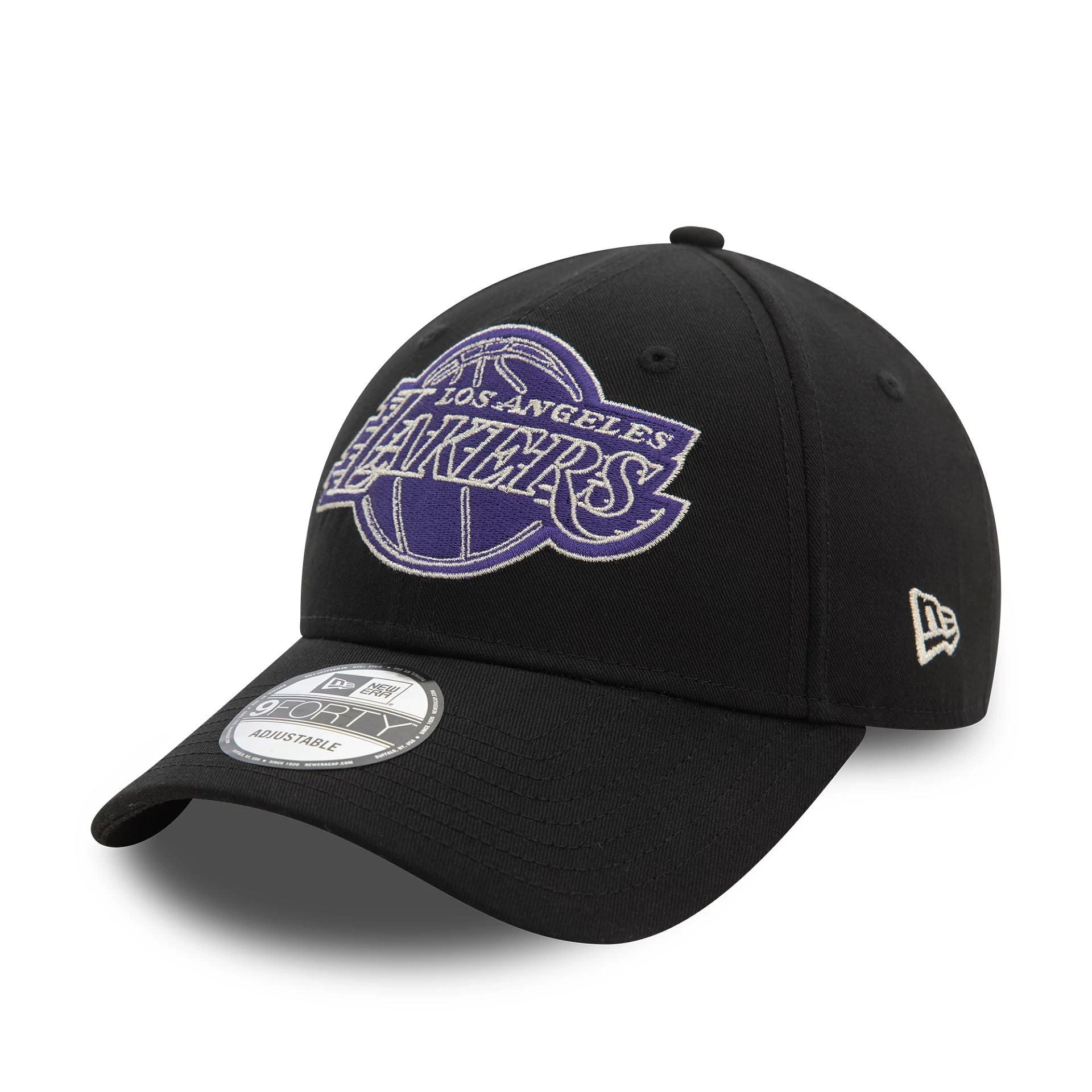 LA Lakers NBA Metallic Black 9FORTY Adjustable Cap