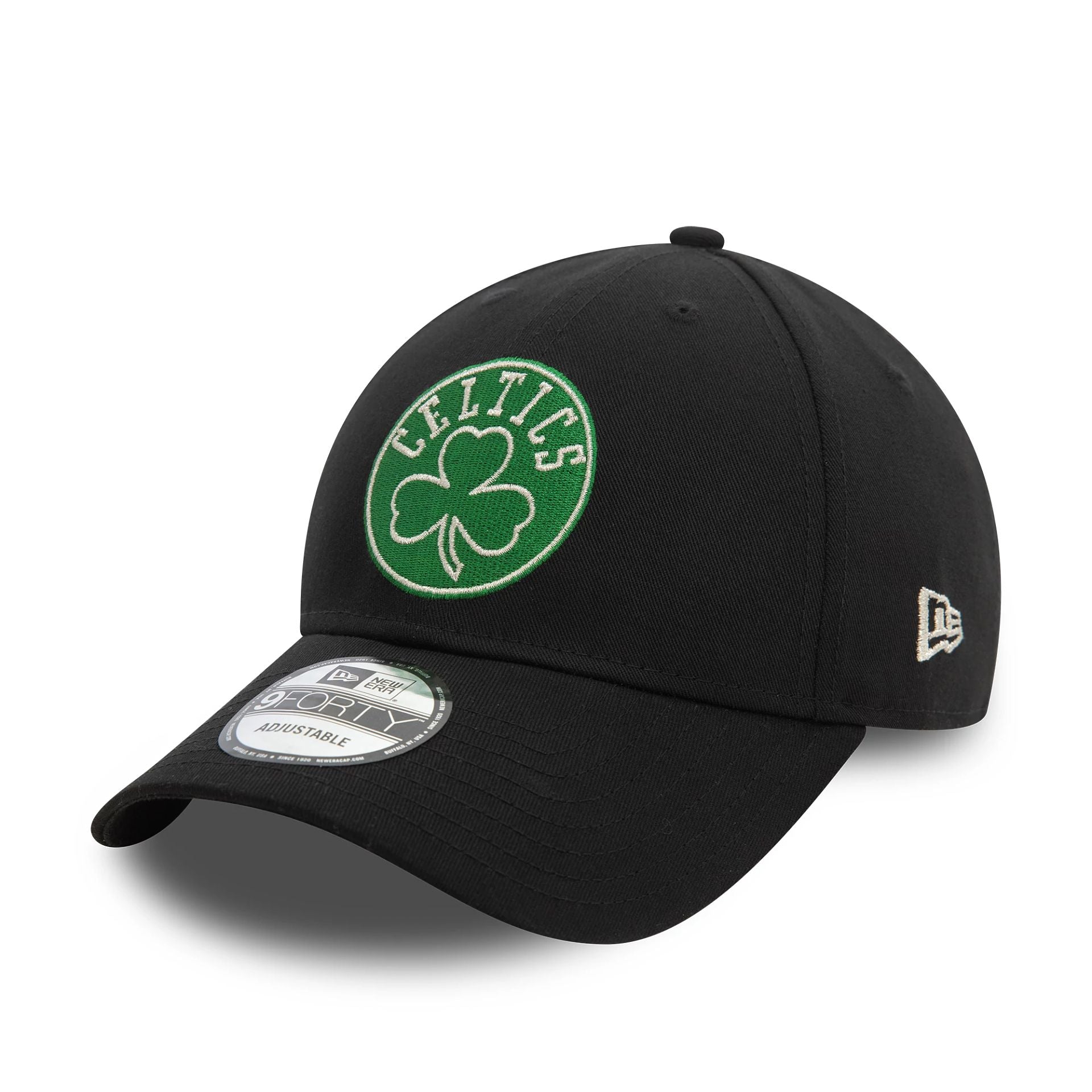 Boston Celtics NBA Metallic Black 9FORTY Adjustable Cap