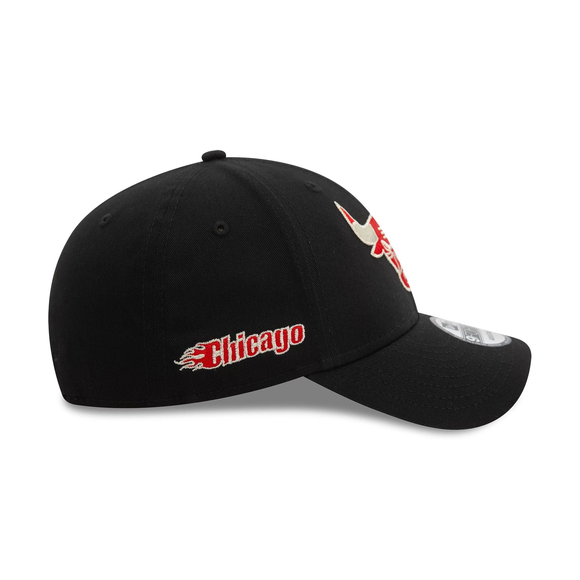 Chicago Bulls NBA Metallic Black 9FORTY Adjustable Cap
