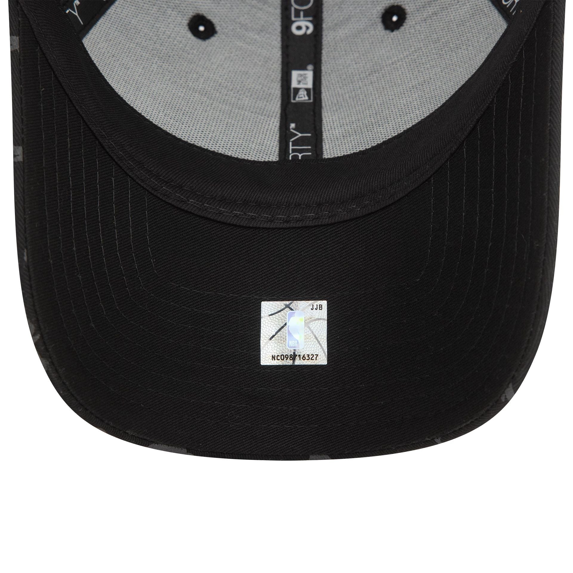 Chicago Bulls Team Monogram Black 9FORTY Adjustable Cap
