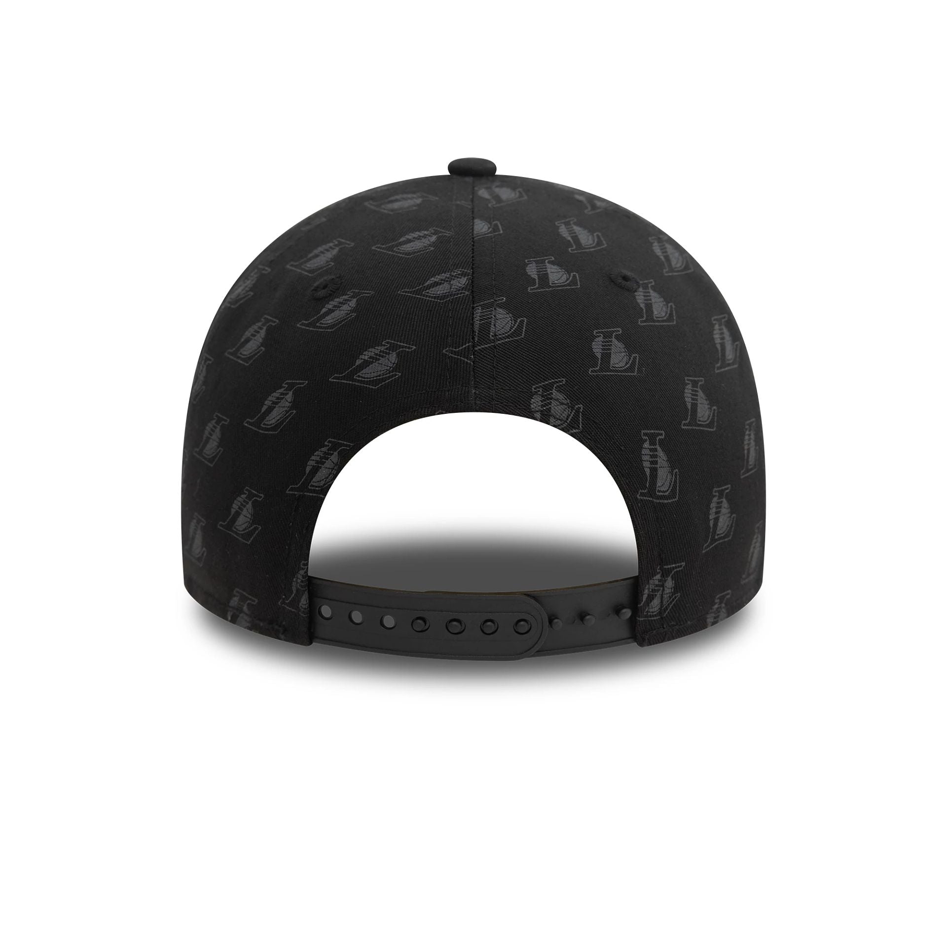 LA Lakers Team Monogram Black 9FORTY Adjustable Cap