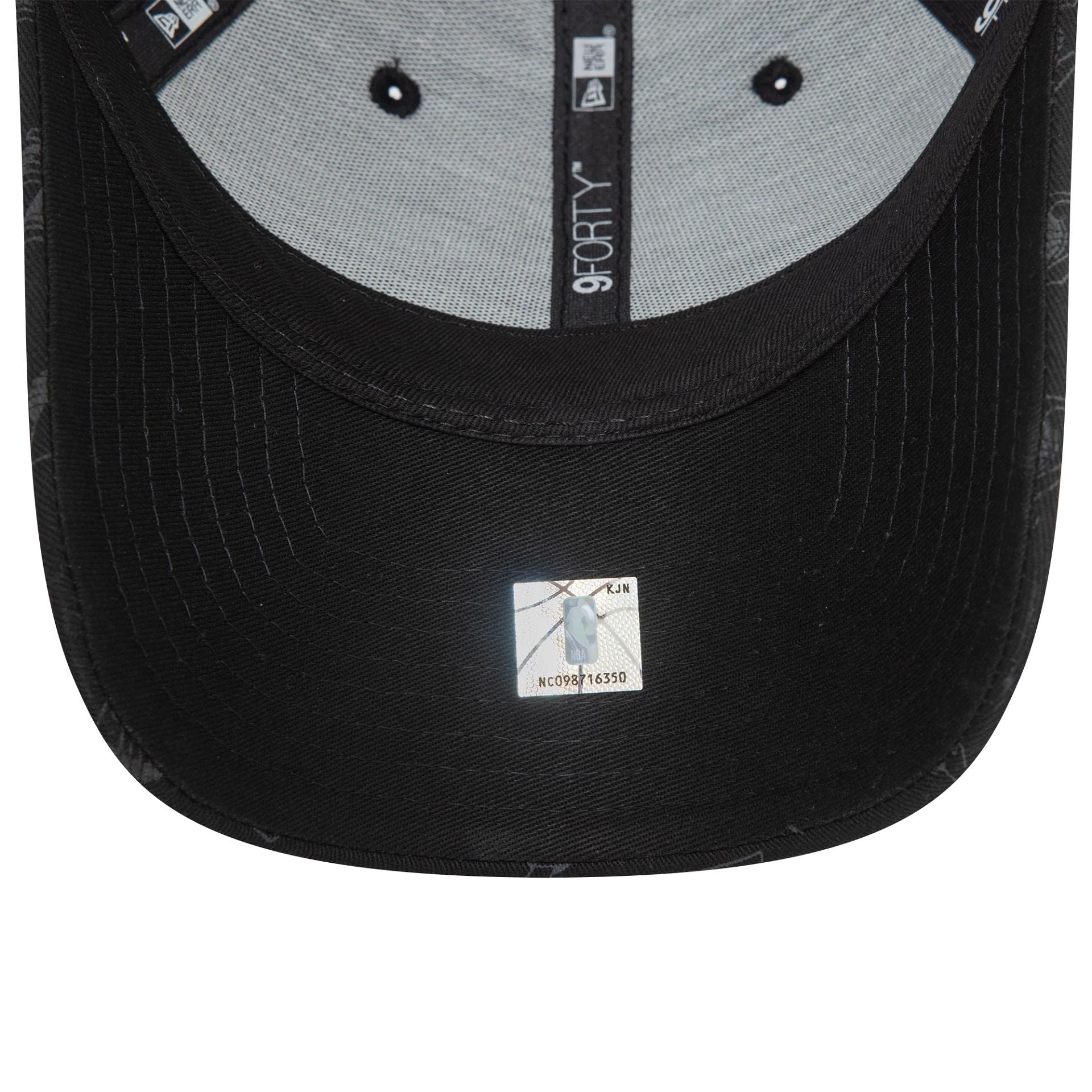 LA Lakers Team Monogram Black 9FORTY Adjustable Cap