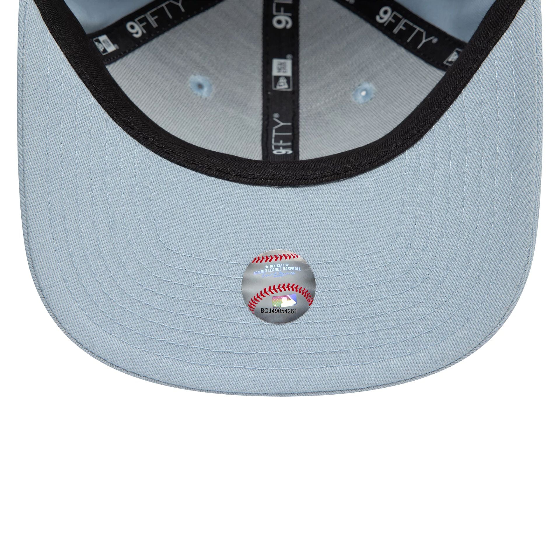 New York Yankees Metallic Pastel Blue 9FIFTY Original Fit Snapback Adjustable Cap