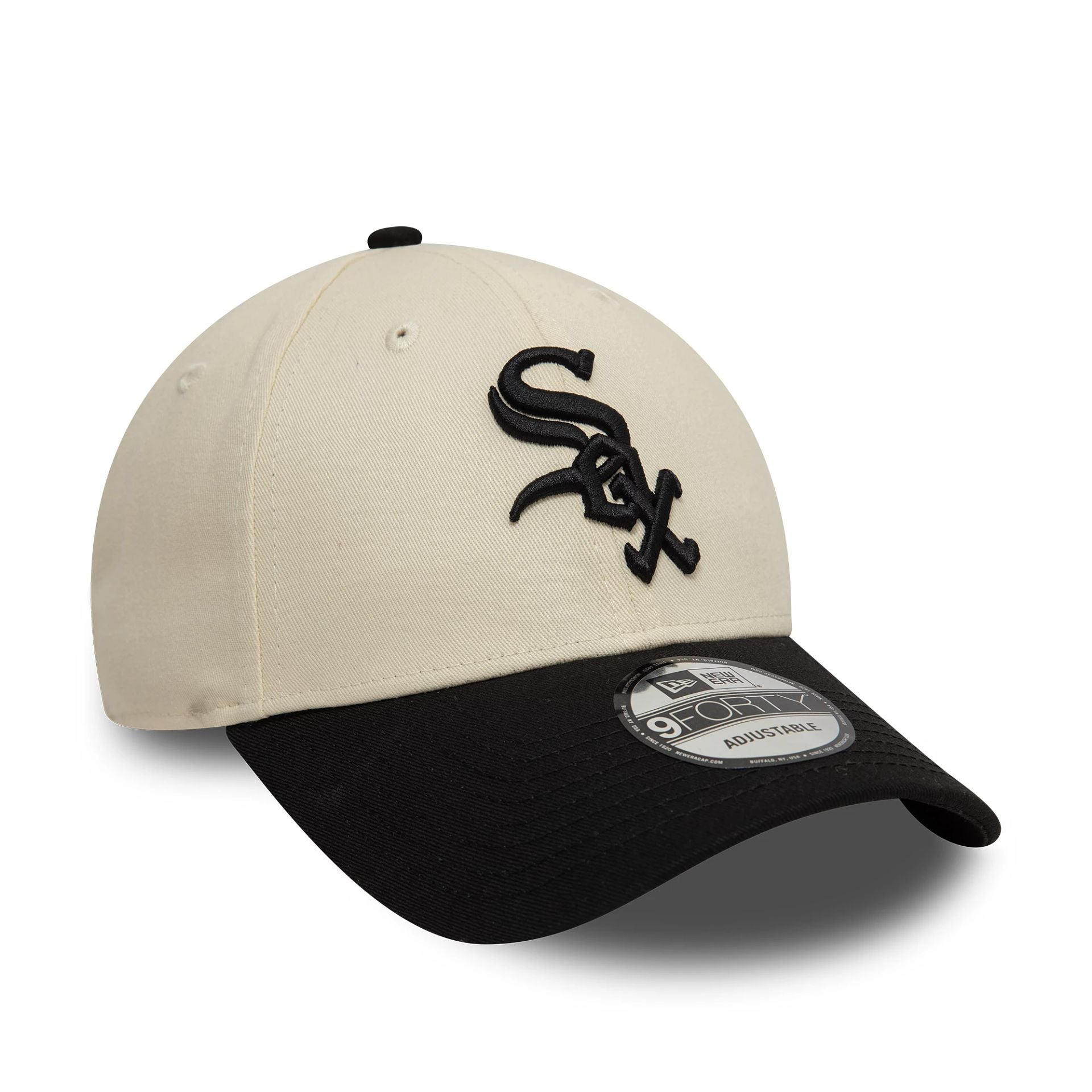 Chicago White Sox Colour Block Cream 9FORTY Adjustable Cap