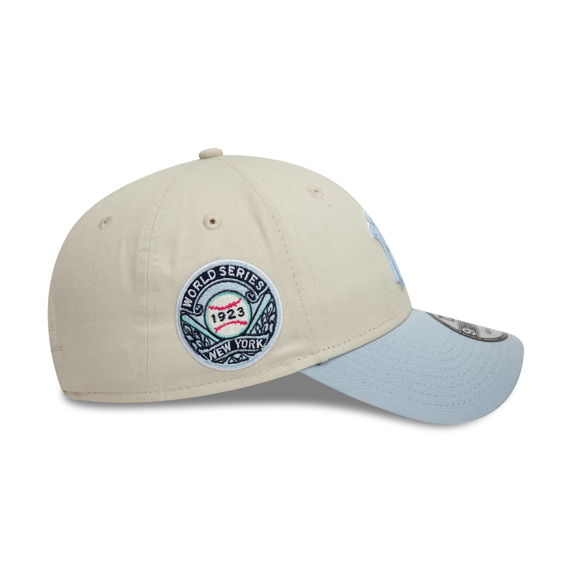 New York Yankees World Series Patch Cream 9FORTY Adjustable Cap