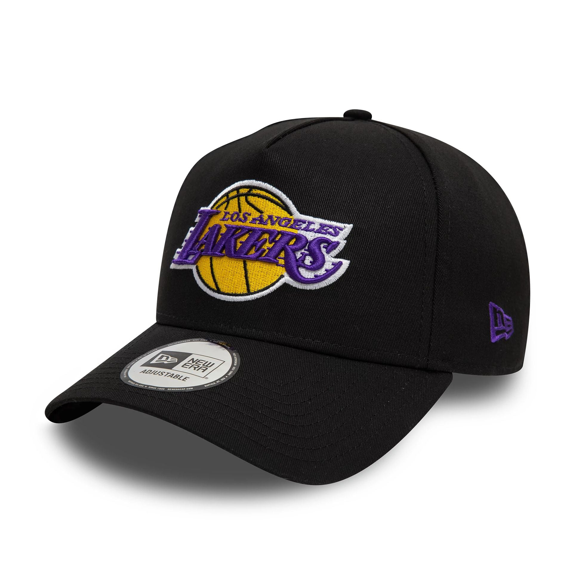 LA Lakers NBA Patch Black 9FORTY A-Frame Adjustable Cap