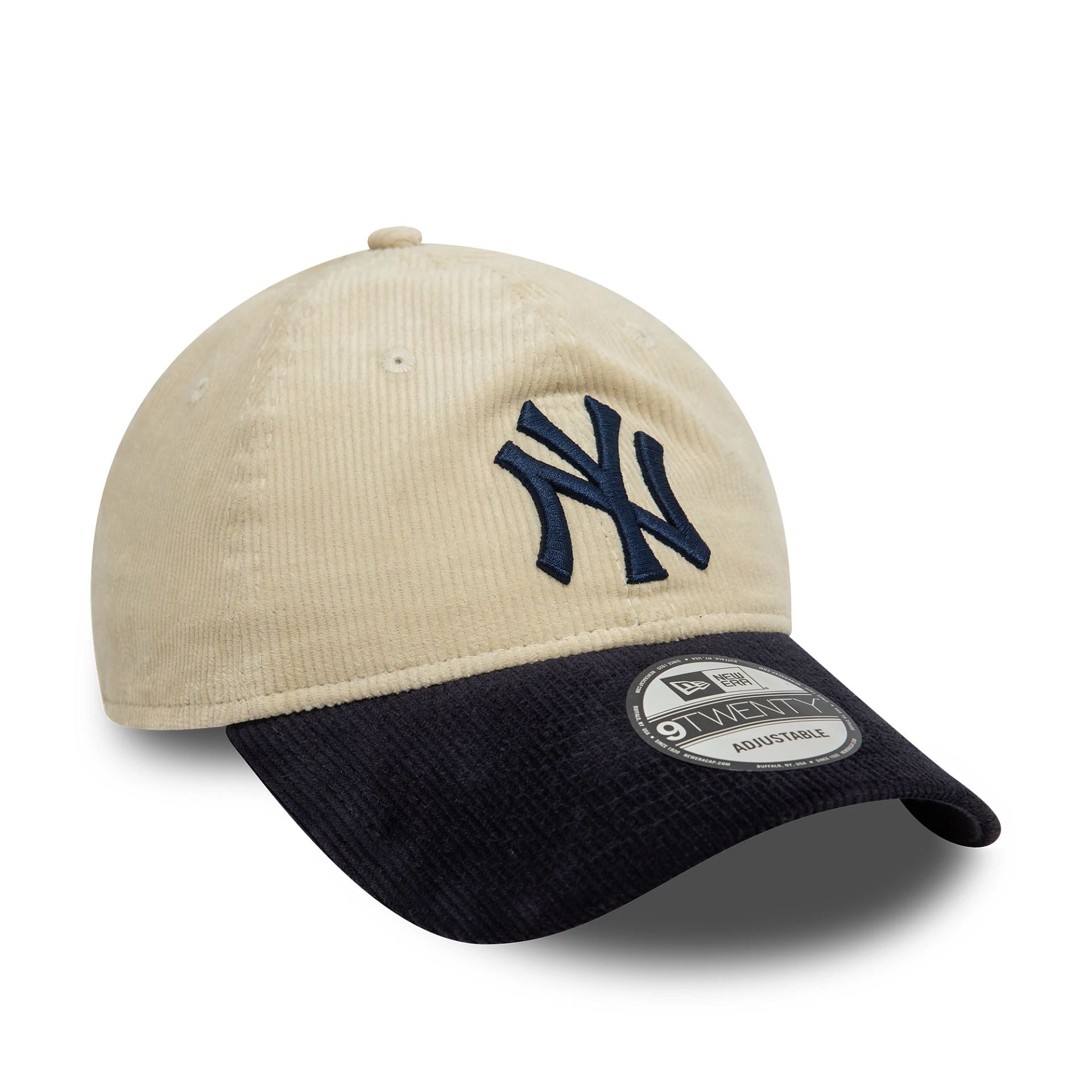 New York Yankees Block Cord Cream 9TWENTY Adjustable Cap