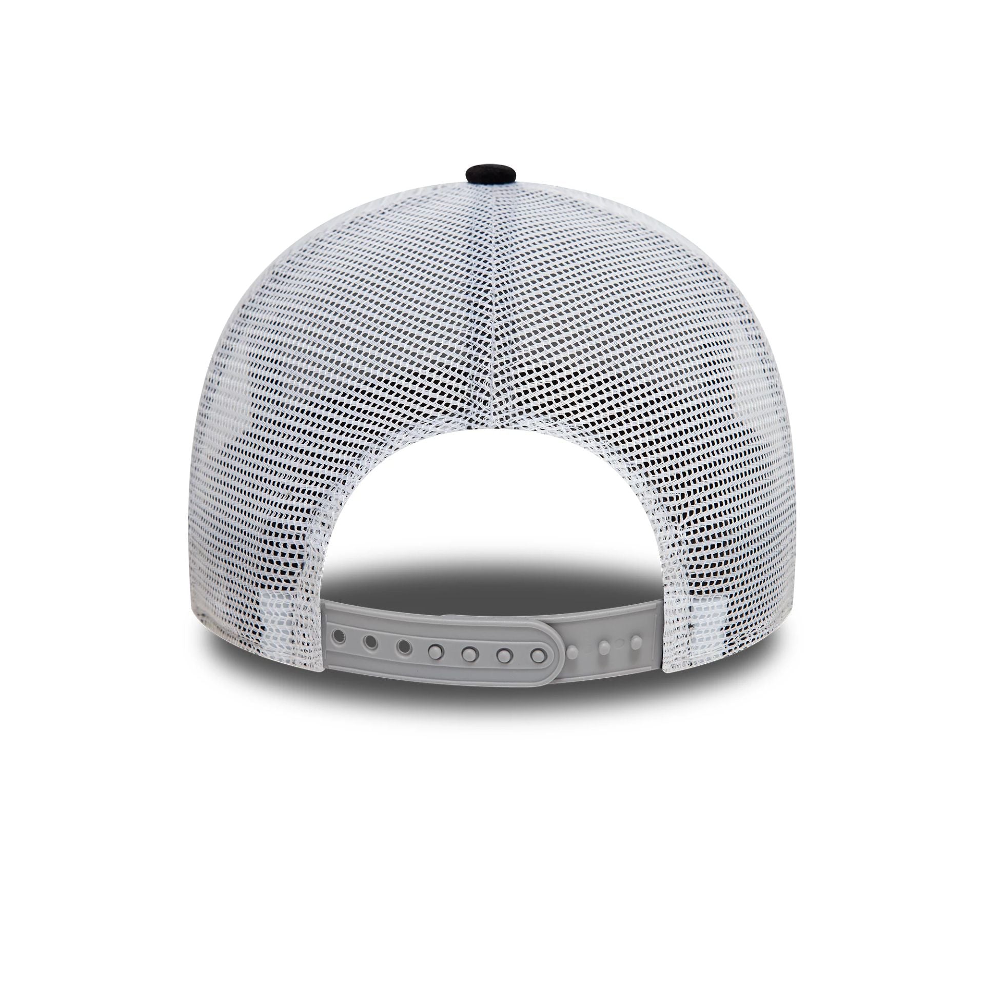 Chicago Bulls Tonal Check Black 9FORTY A-Frame Trucker Adjustable Cap