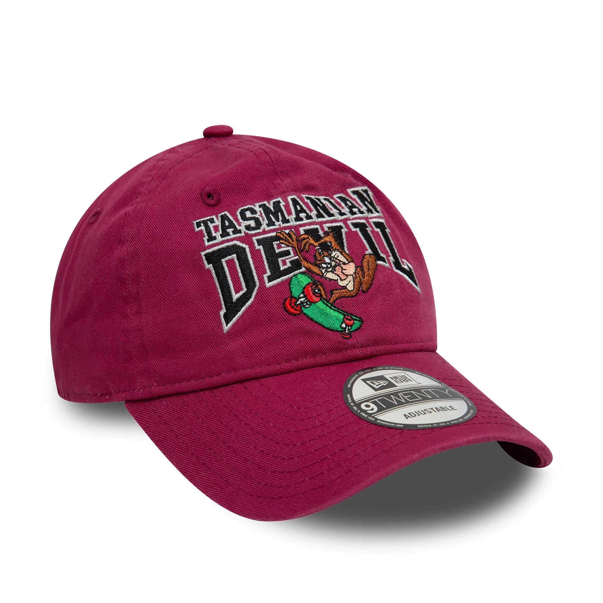 Taz Warner Brothers Washed Dark Red 9TWENTY Adjustable Cap