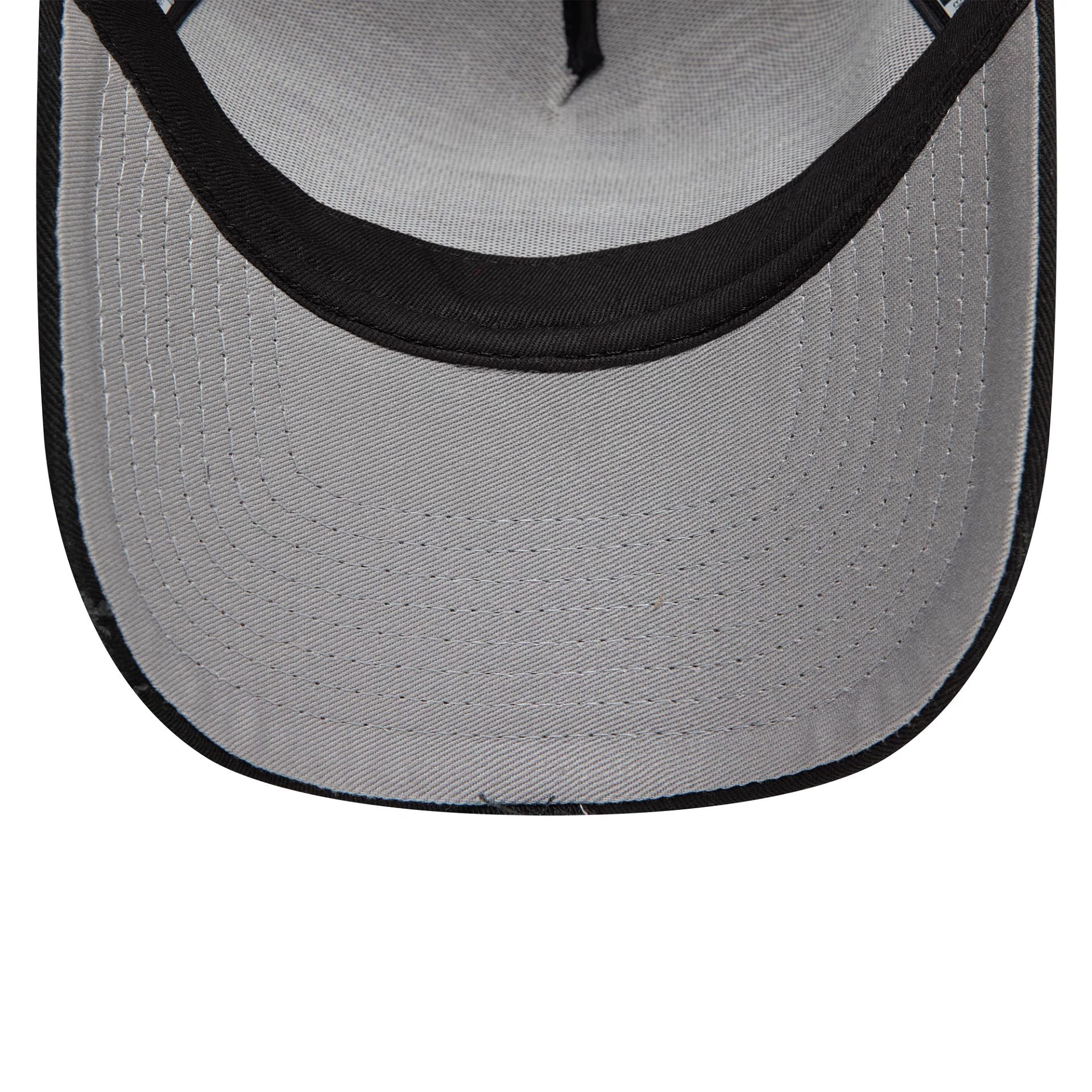 New Era Motorsport Black 9FORTY A-Frame Trucker Adjustable Cap