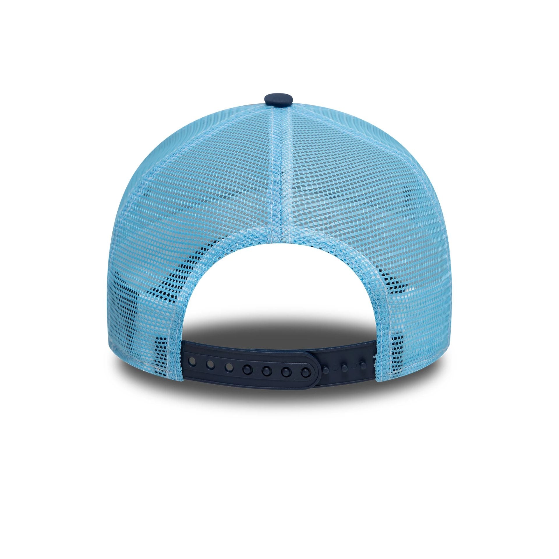 New Era Graphic Blue 9FORTY A-Frame Trucker Adjustable Cap