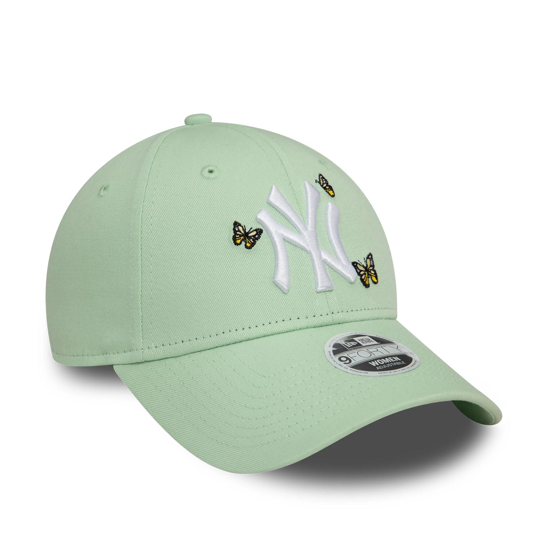New York Yankees Womens Icon Pastel Green 9FORTY Adjustable Cap