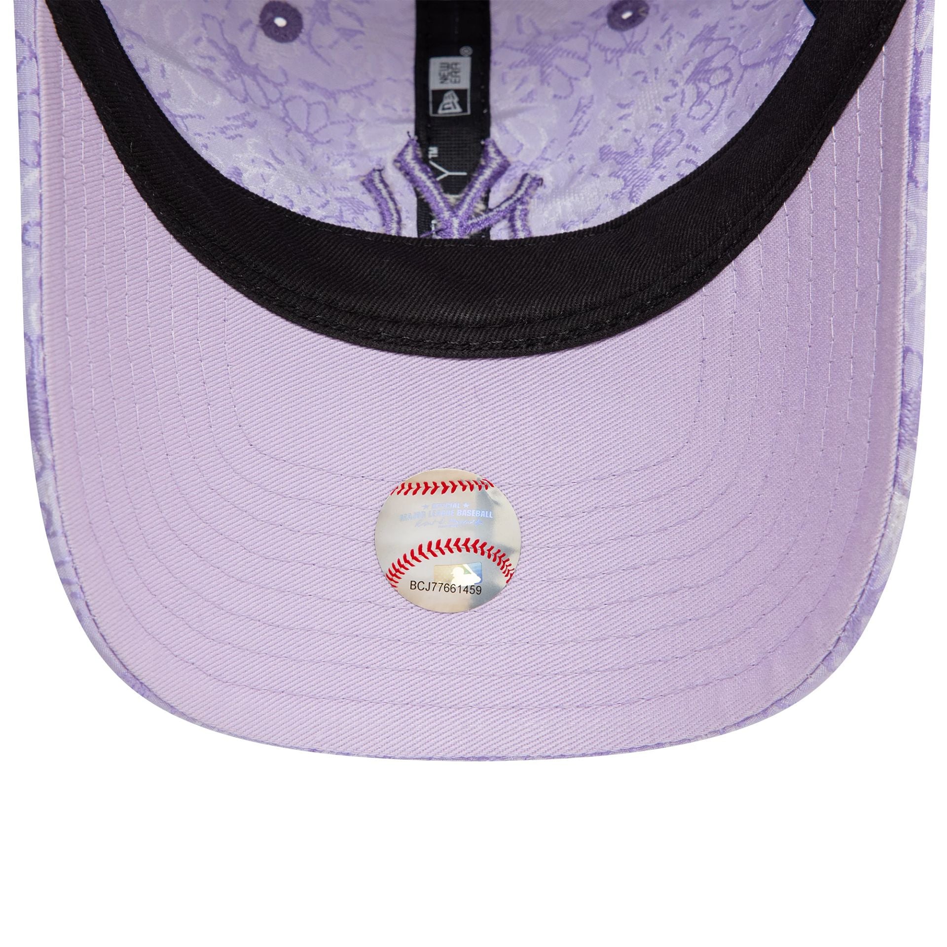 New York Yankees Womens Floral Light Purple 9TWENTY Adjustable Cap