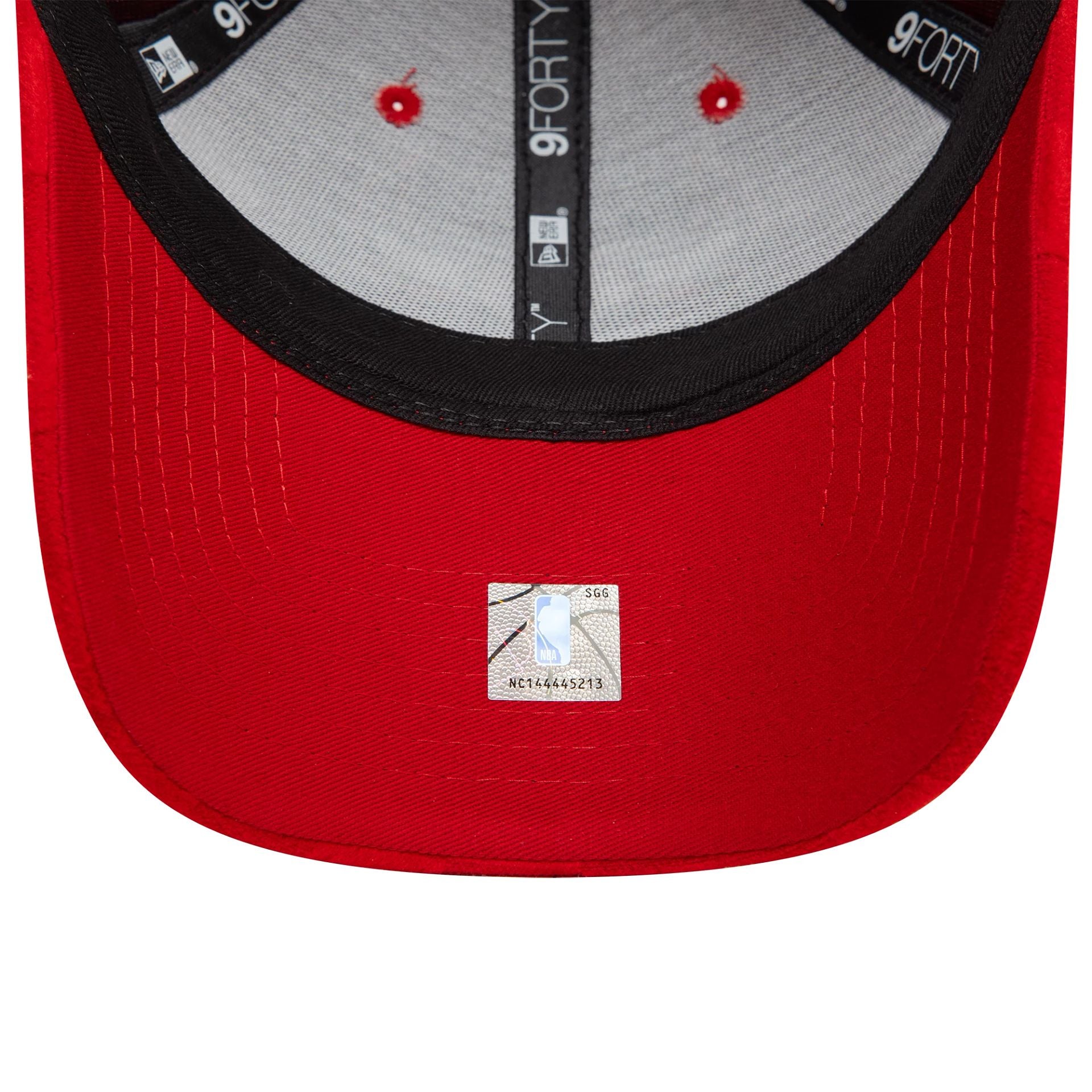 Chicago Bulls Tonal Check Red 9FORTY Adjustable Cap