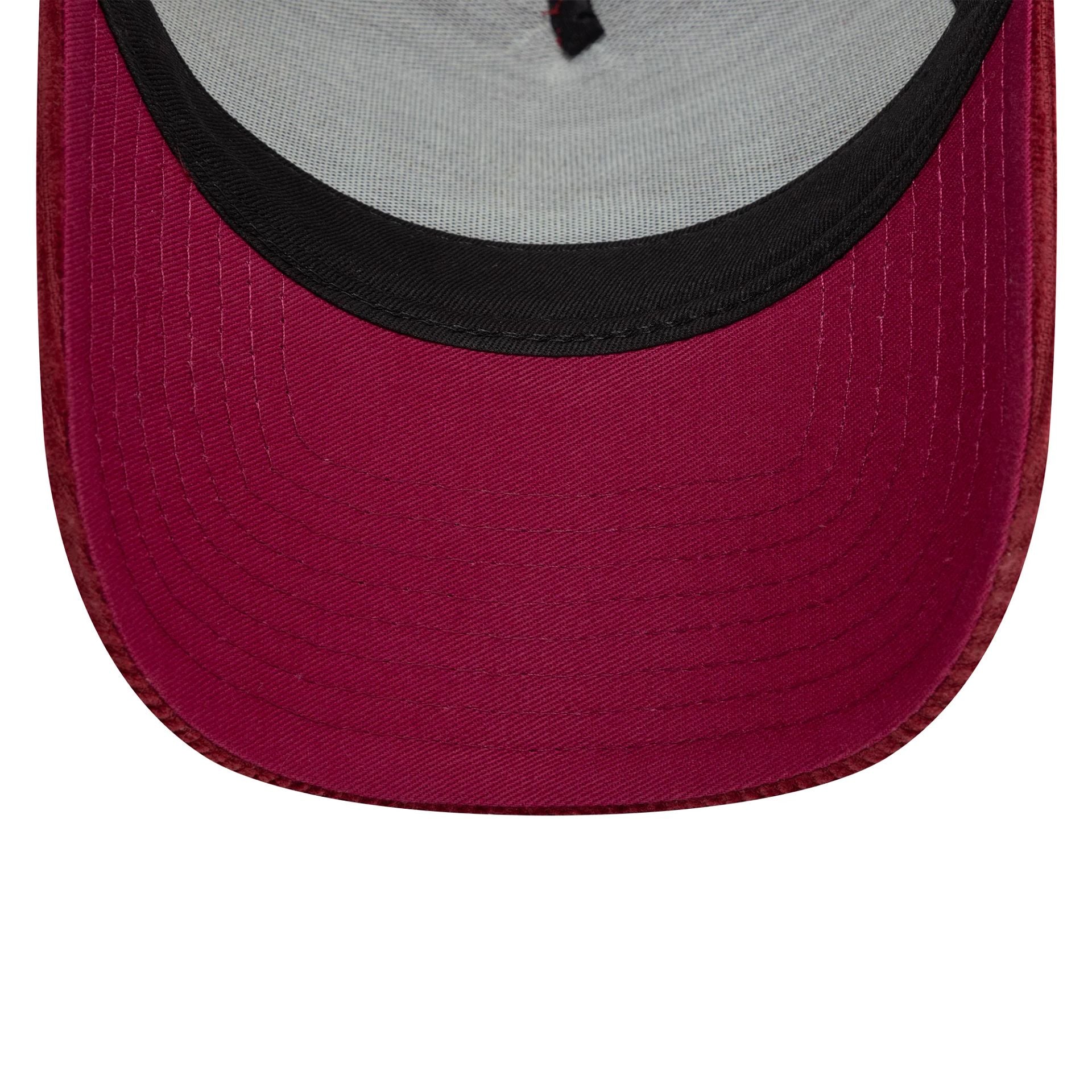 New Era Patch Cord Dark Red 9FORTY A-Frame Trucker Adjustable Cap