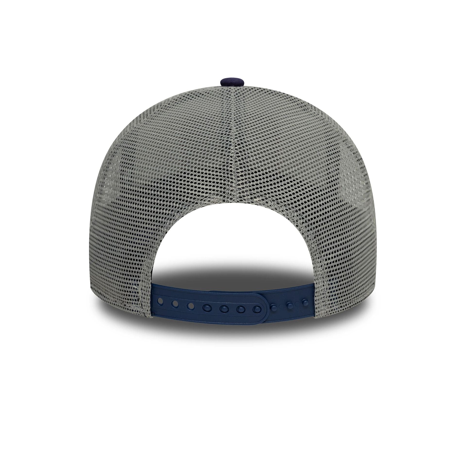 New Era Patch Cotton Canvas White 9FORTY A-Frame Trucker Adjustable Cap