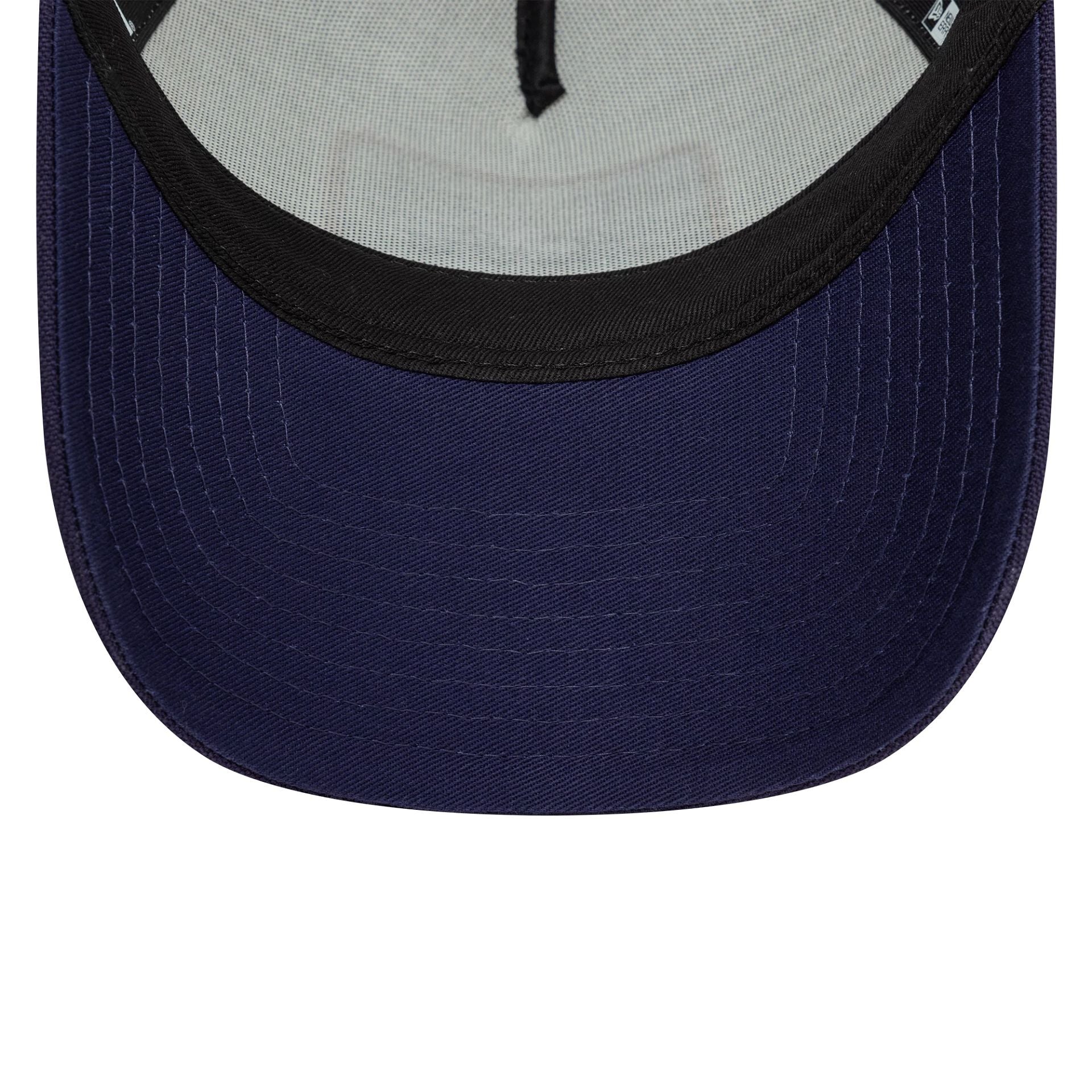 New Era Patch Cotton Canvas White 9FORTY A-Frame Trucker Adjustable Cap