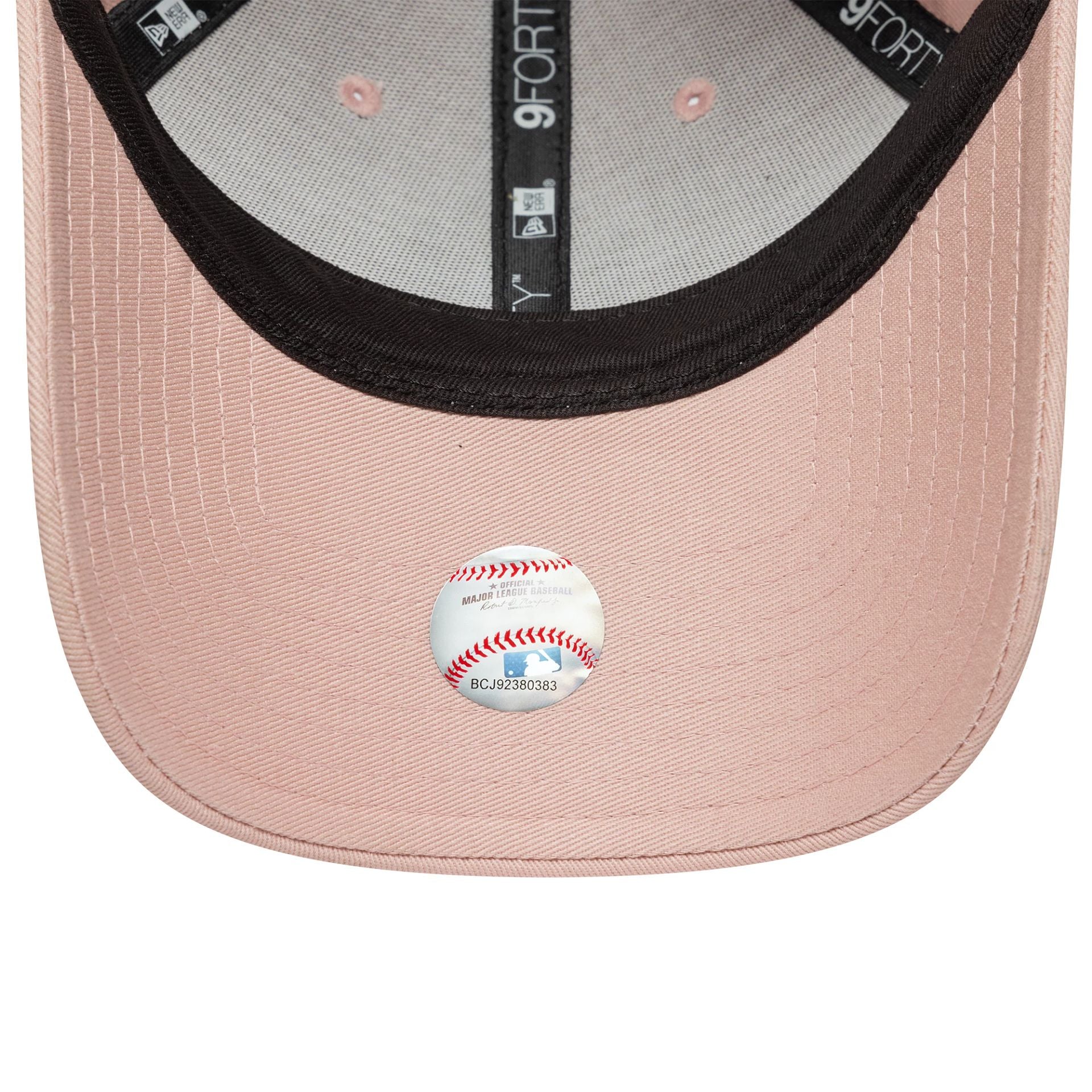 New York Yankees Womens Metallic Pastel Pink 9FORTY Adjustable Cap