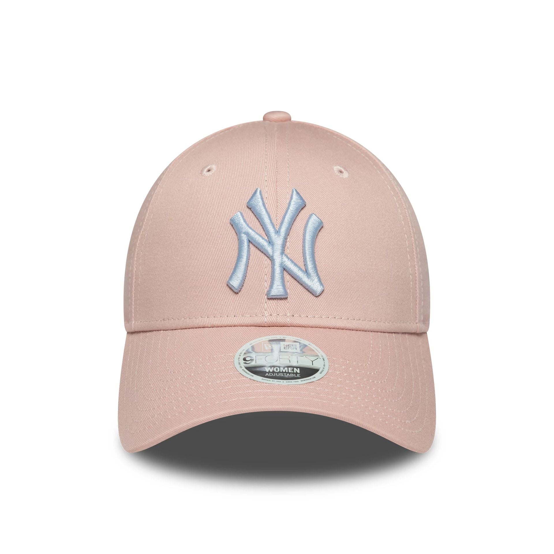New York Yankees Womens MLB League Essential Pastel Pink 9FORTY Adjustable Cap