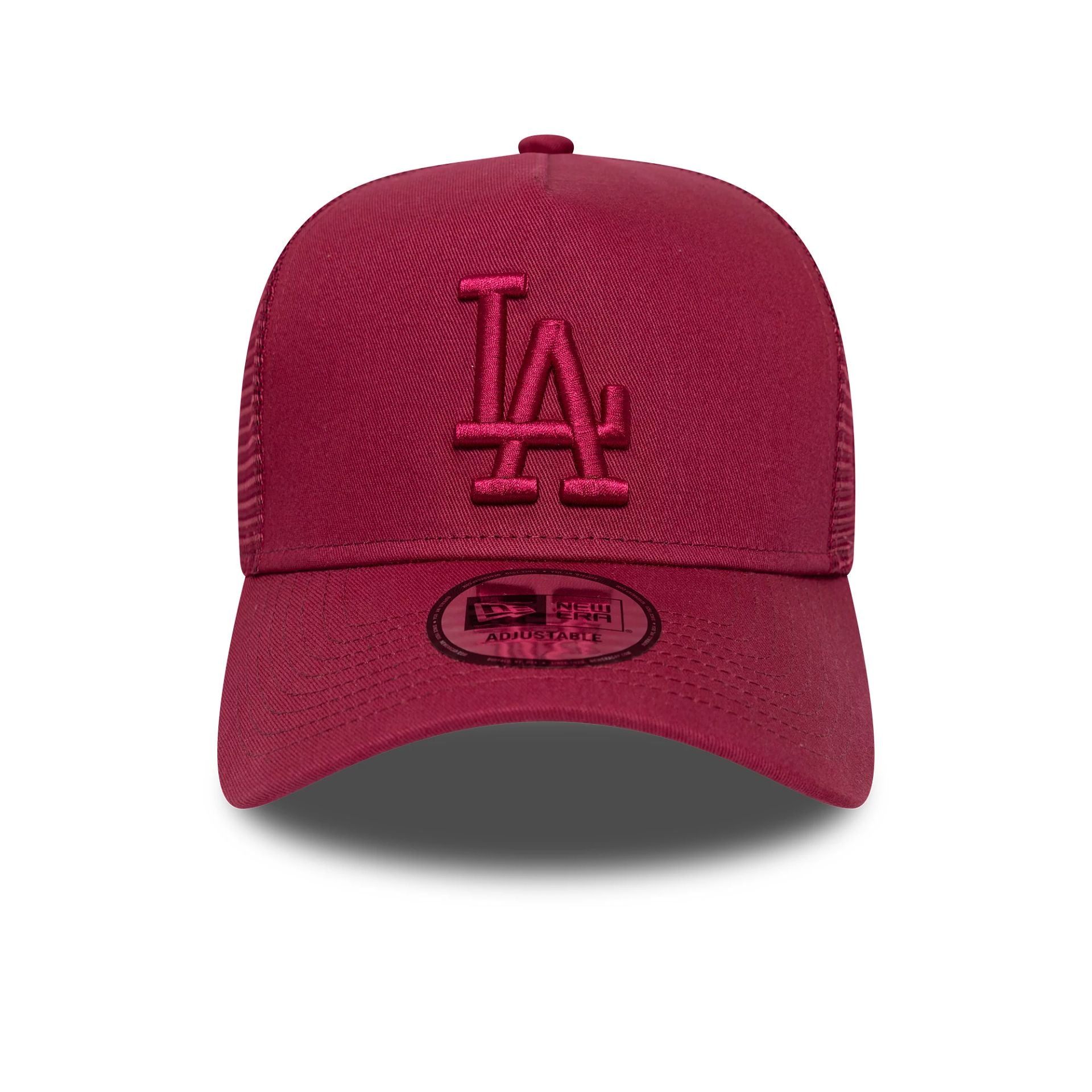 LA Dodgers MLB League Essential Dark Red 9FORTY A-Frame Trucker Adjustable Cap