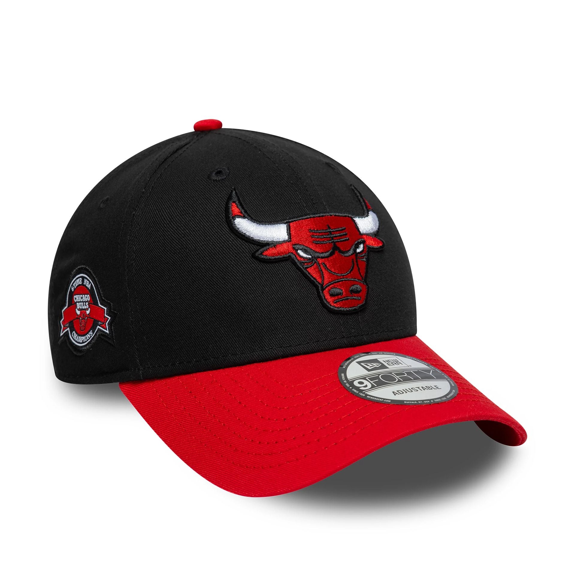 Chicago Bulls NBA Side Patch Black 9FORTY Adjustable Cap