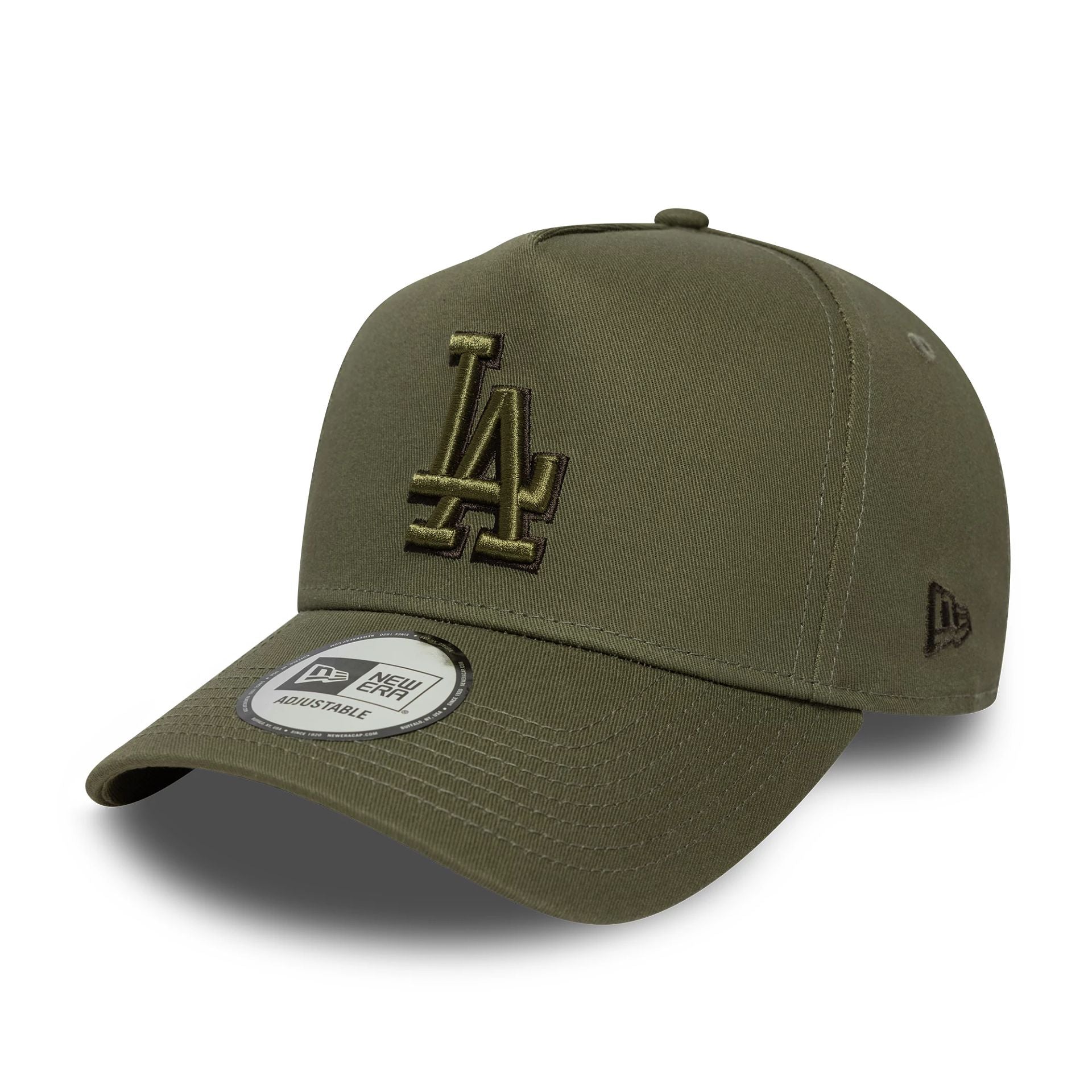 LA Dodgers Team Outline Dark Green 9FORTY E-Frame Adjustable Cap