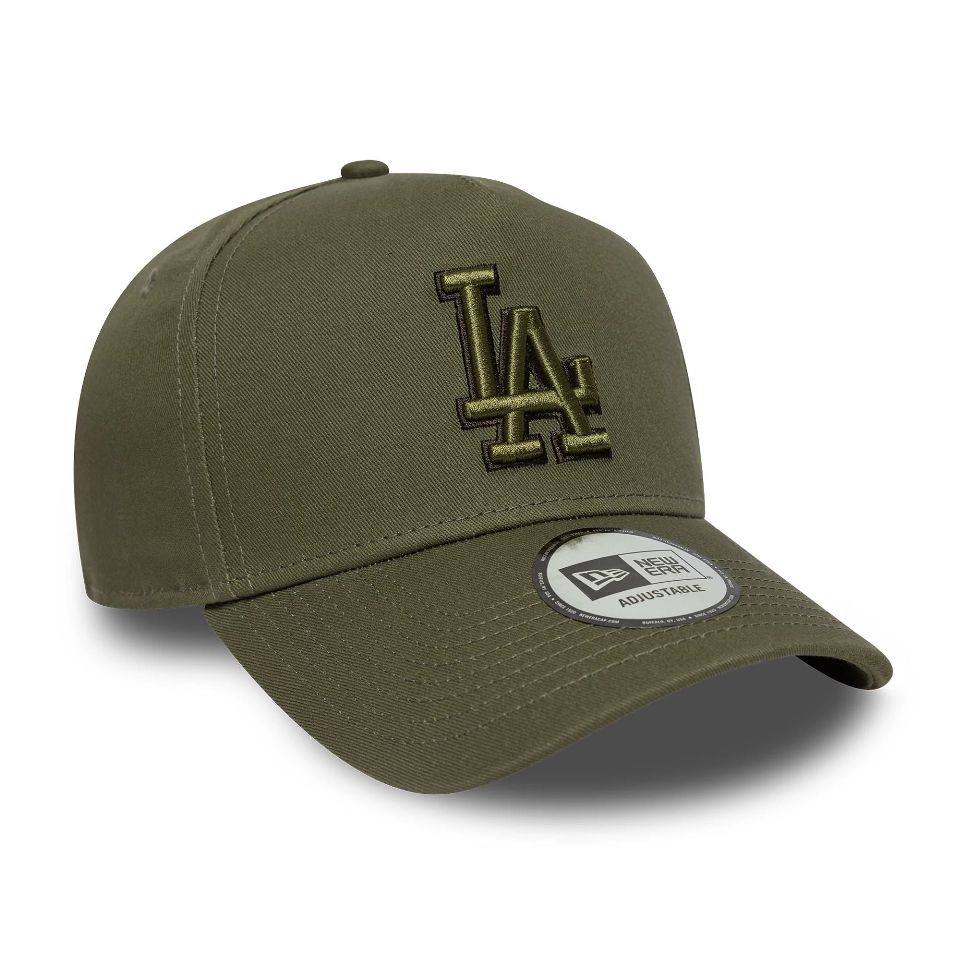 LA Dodgers Team Outline Dark Green 9FORTY E-Frame Adjustable Cap