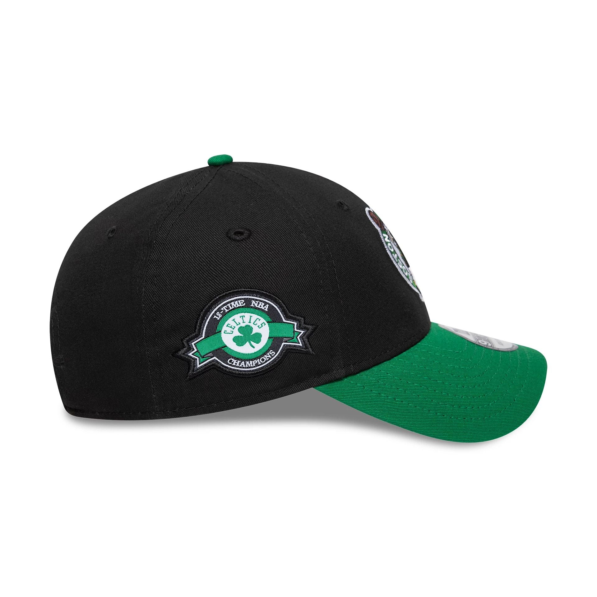 Boston Celtics NBA Side Patch Black 9FORTY Adjustable Cap