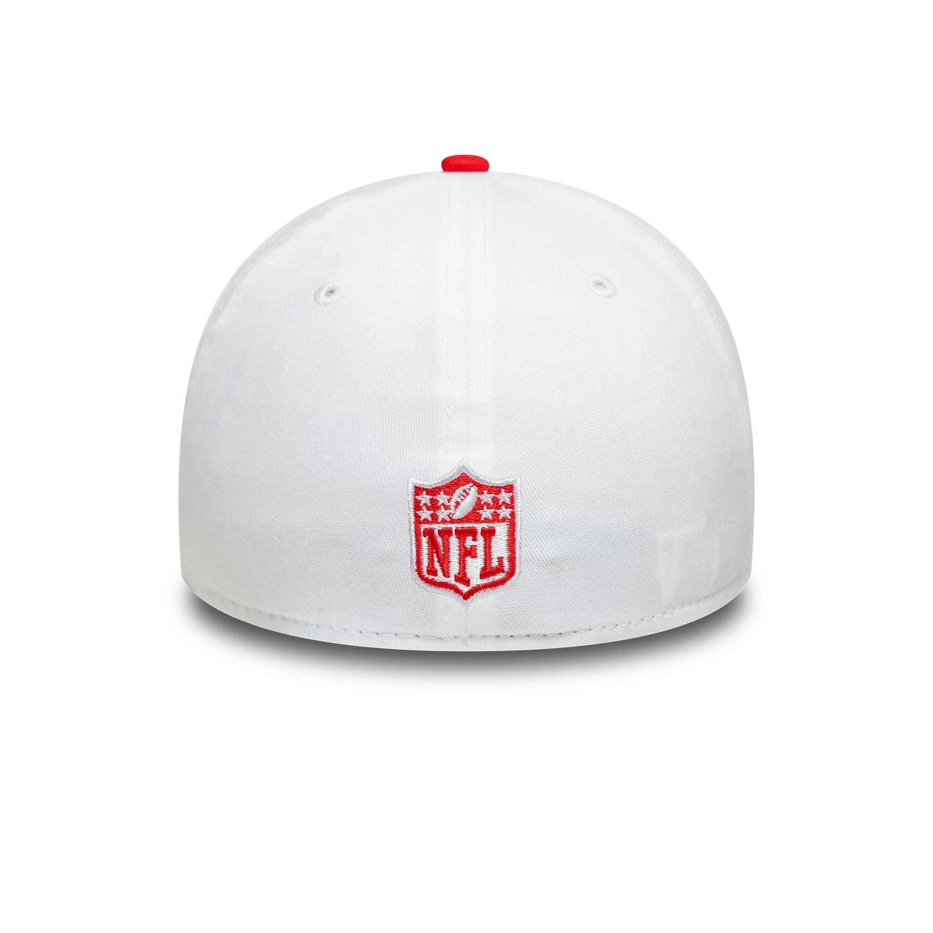 Kansas City Chiefs NFL Team Logo White 39THIRTY Stretch Fit Adjustable Cap