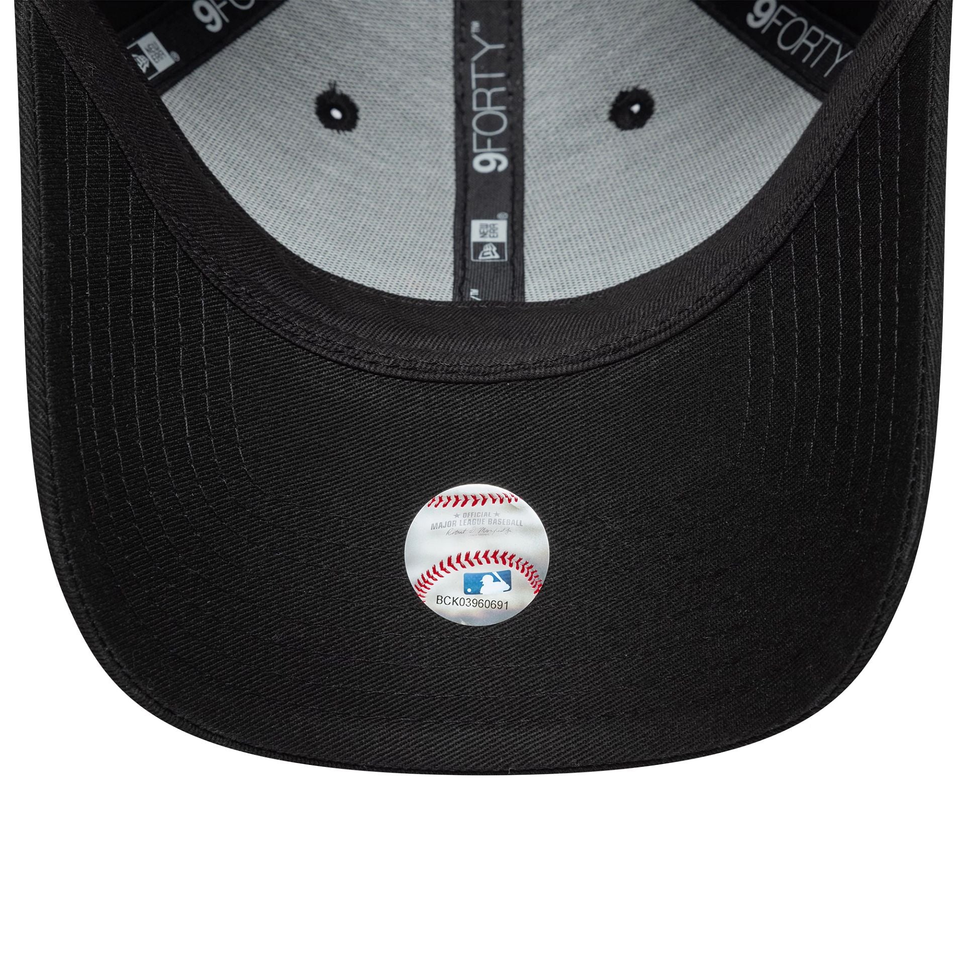 LA Dodgers Womens MLB Floral Infill Black 9FORTY Adjustable Cap