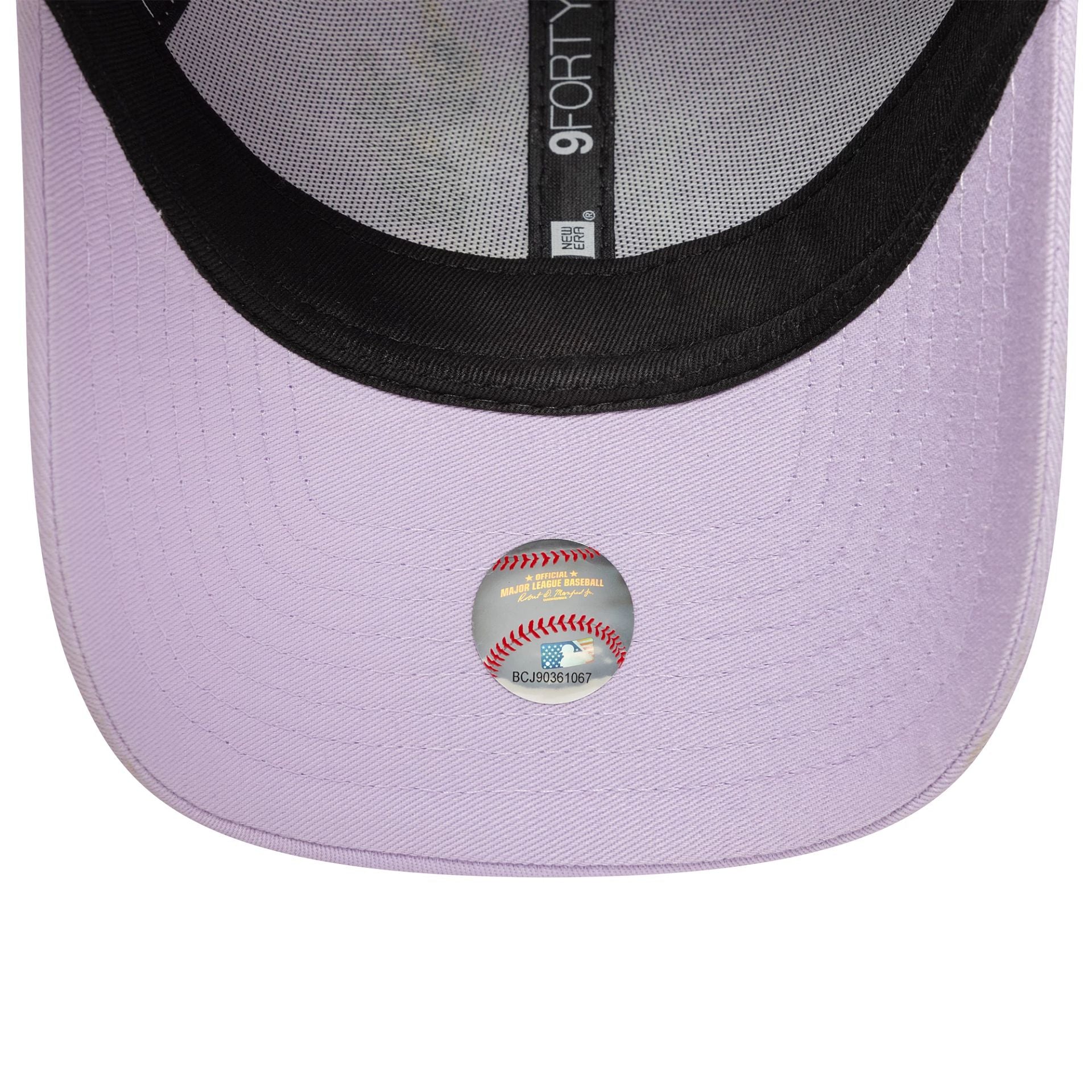 New York Yankees Womens MLB Floral Icon Pastel Purple 9FORTY Adjustable Cap